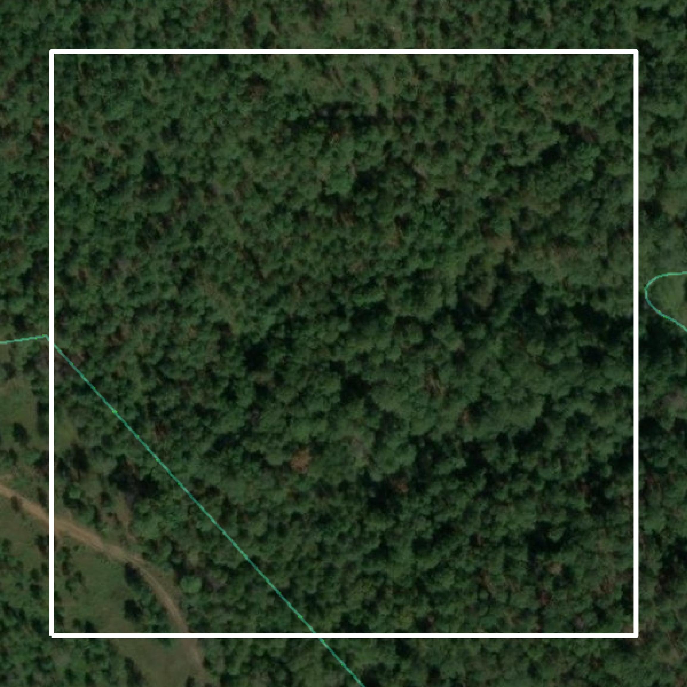 This image shows parcel and building data in McCormick County created using GIS data in Equator.