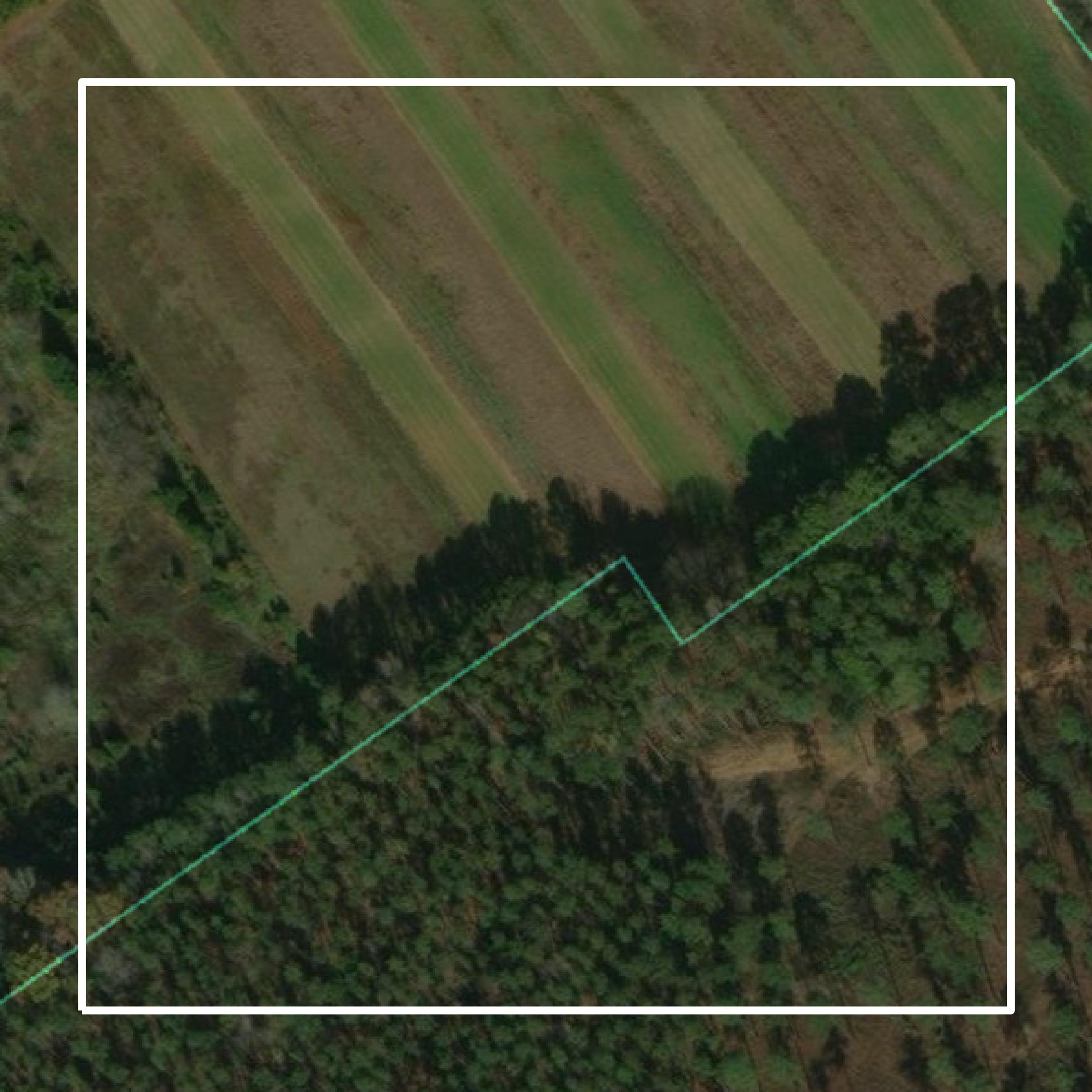 This image shows parcel and building data in Newberry County created using GIS data in Equator.