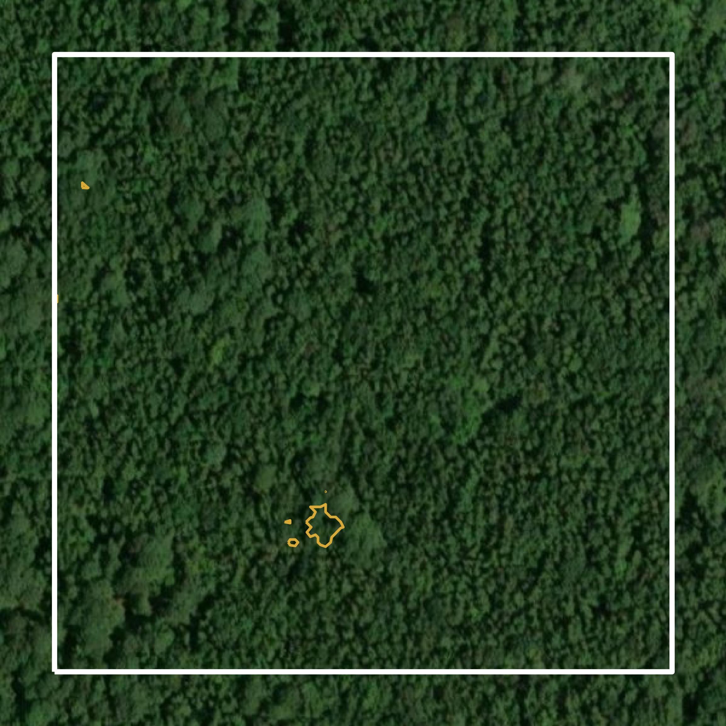 This image shows a contour map in Sumter County created using GIS data in Equator.