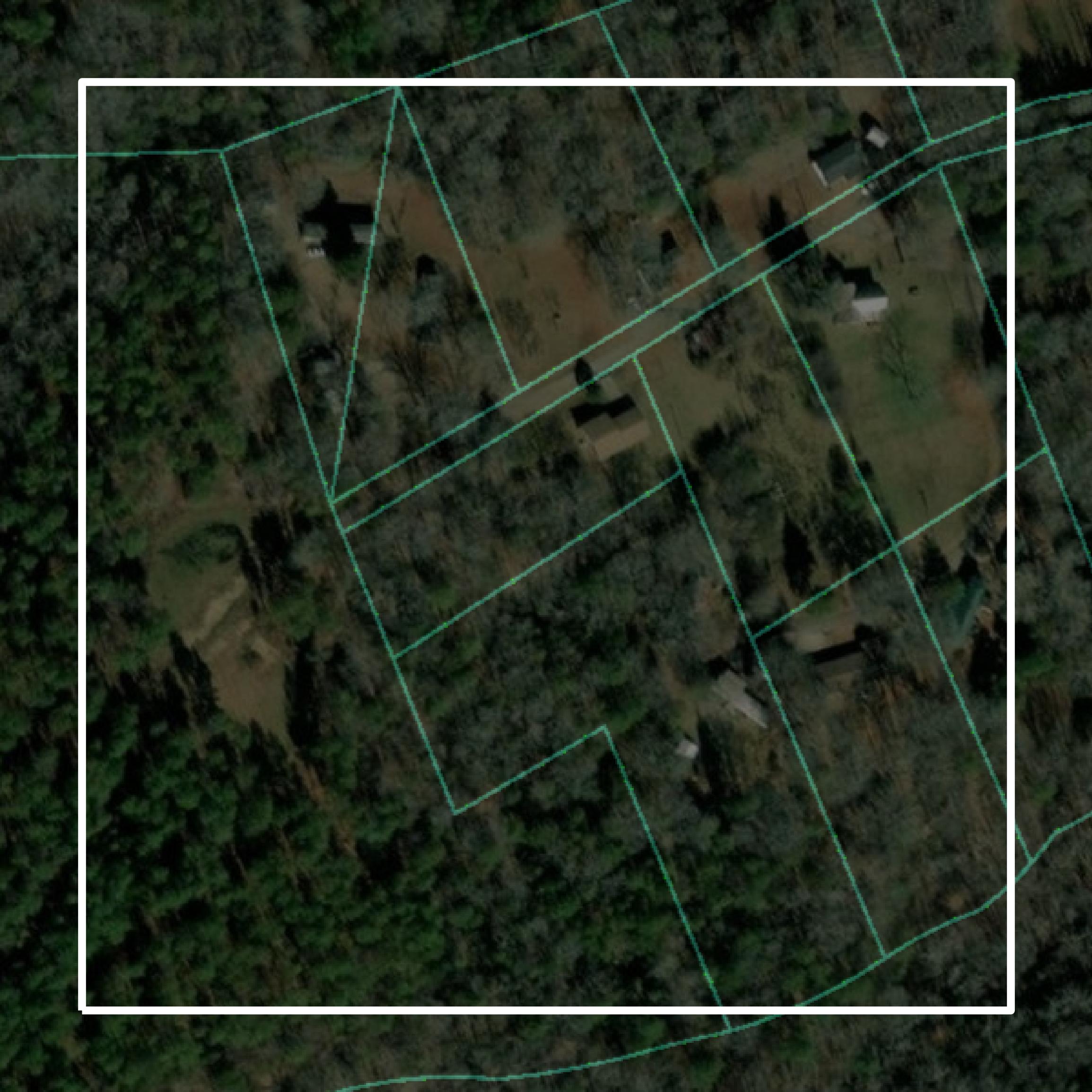 This image shows parcel and building data in Union County created using GIS data in Equator.