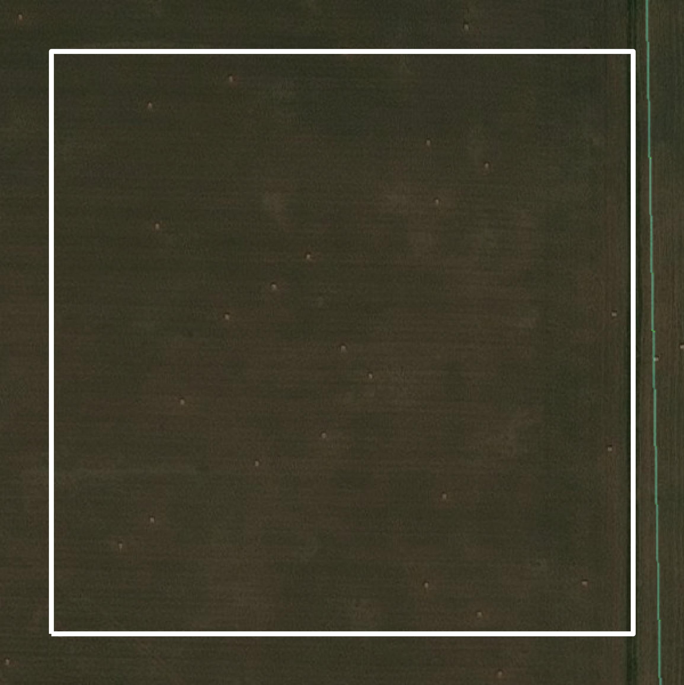 This image shows parcel and building data in Corson County created using GIS data in Equator.