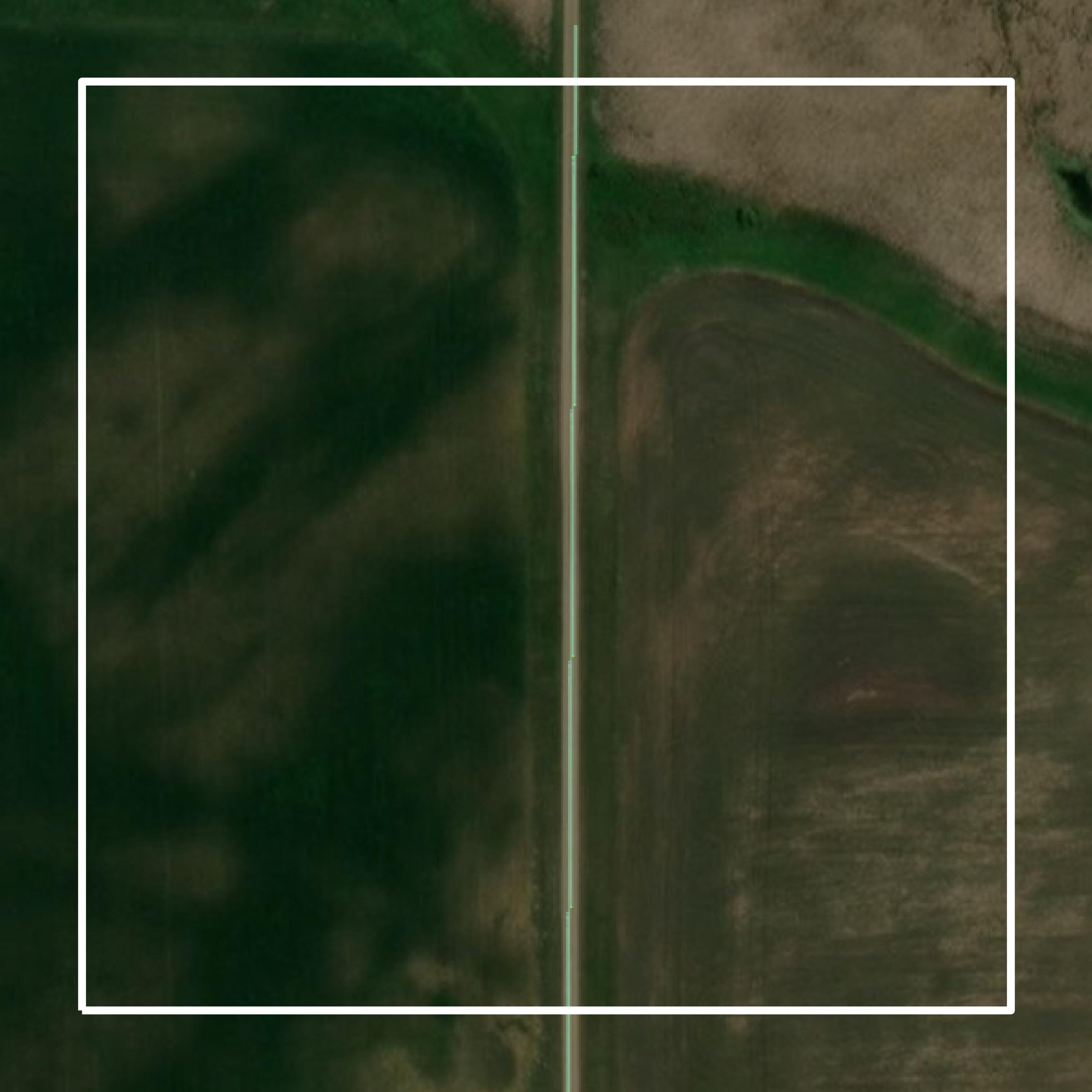 This image shows parcel and building data in Dewey County created using GIS data in Equator.