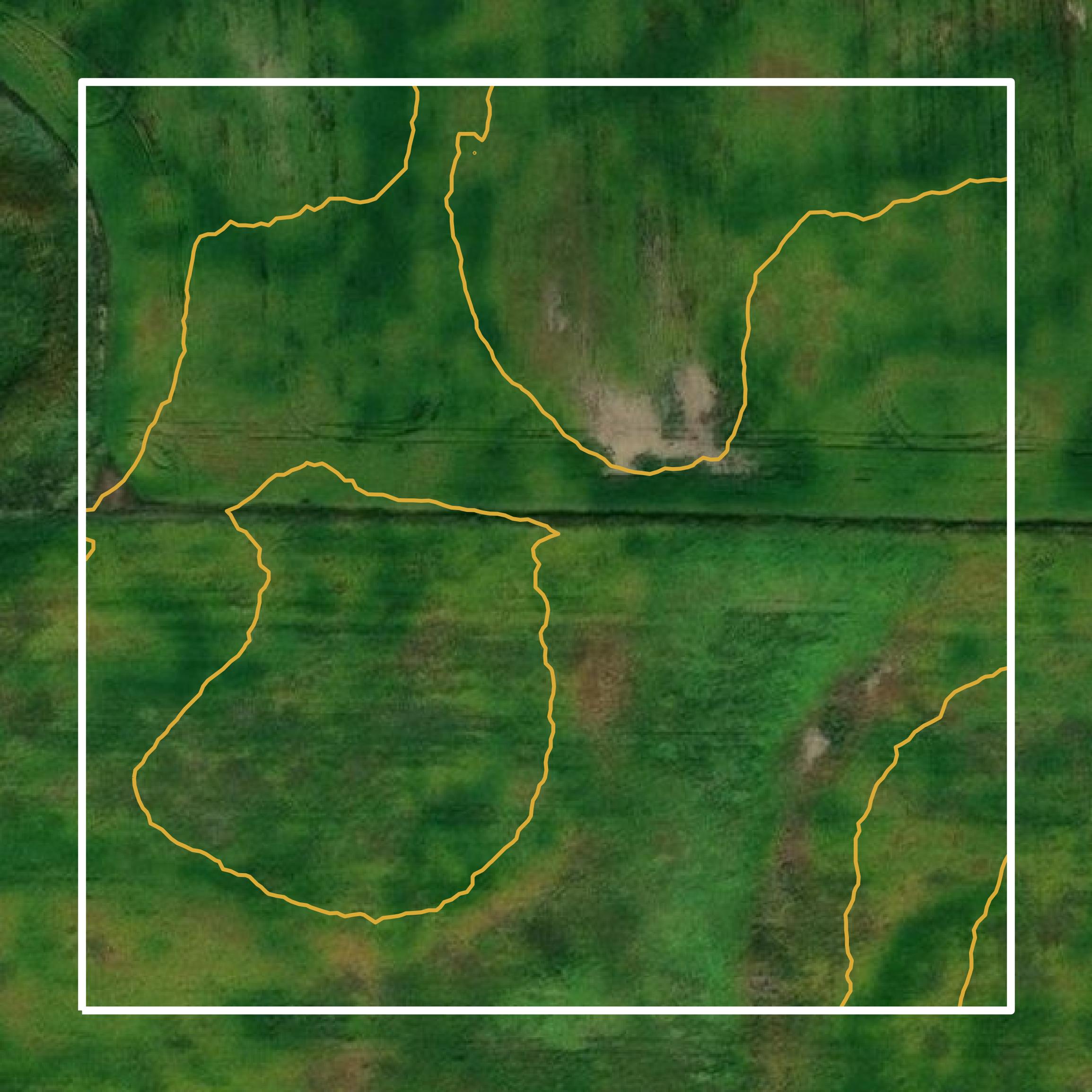 This image shows a contour map in Douglas County created using GIS data in Equator.