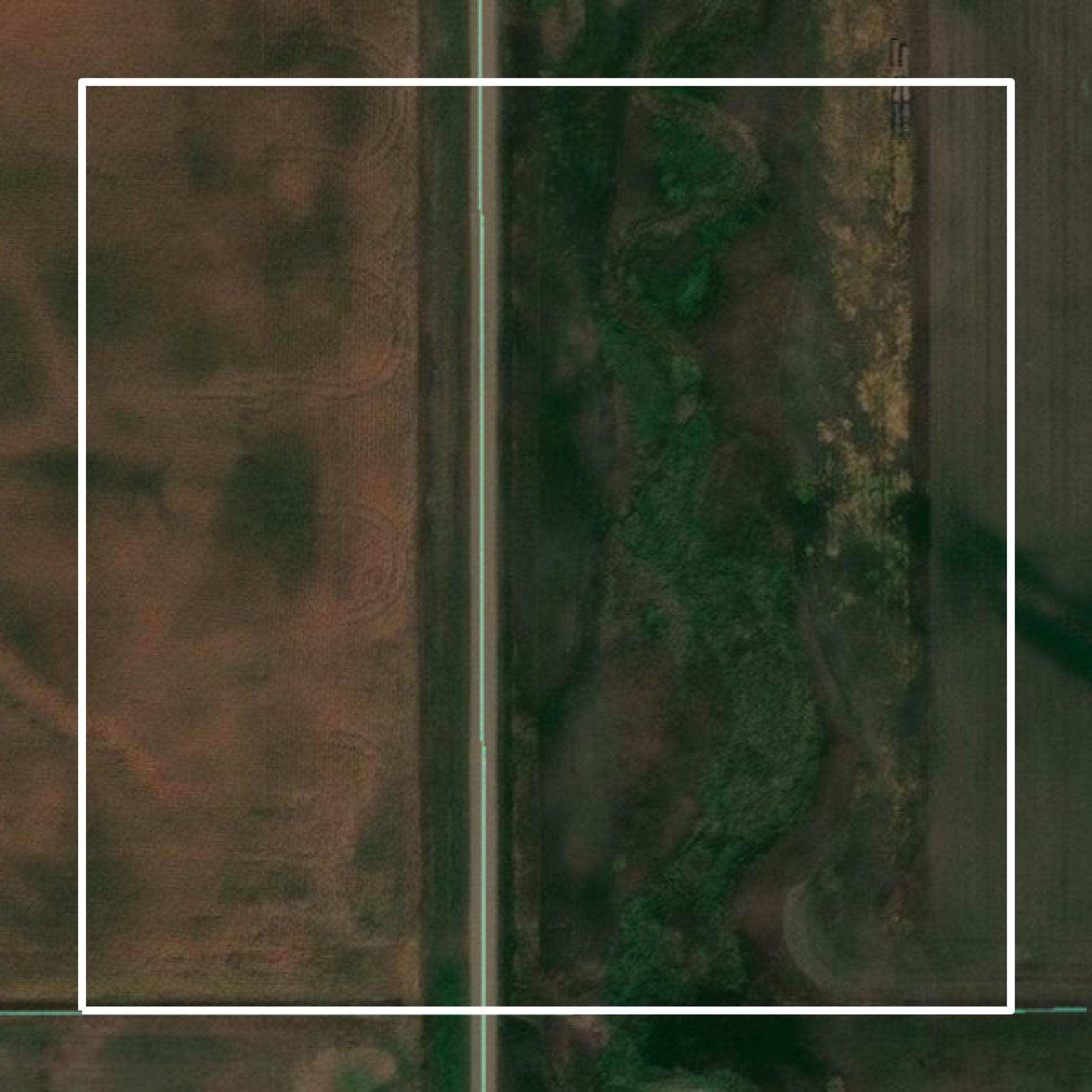 This image shows parcel and building data in Gregory County created using GIS data in Equator.