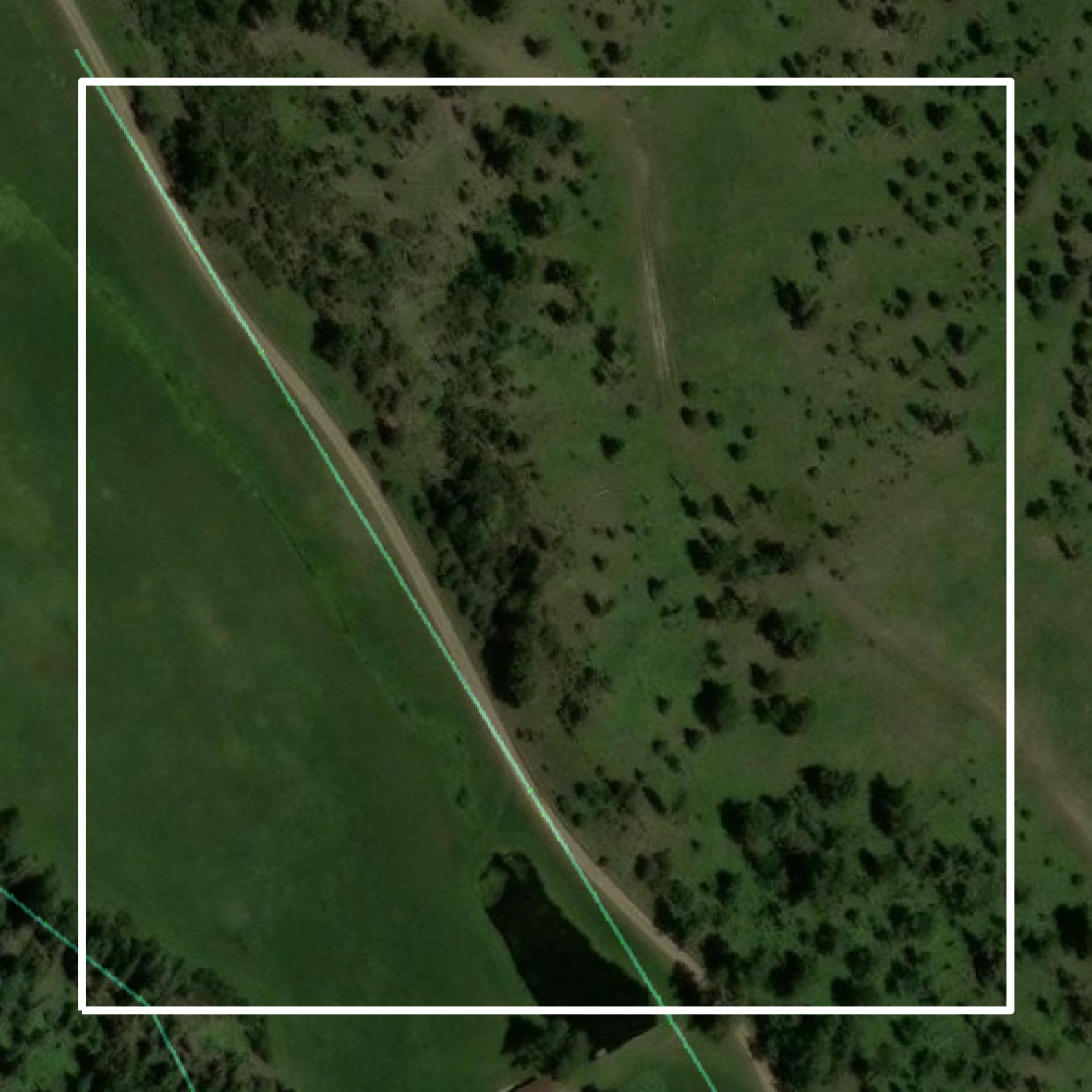 This image shows parcel and building data in Lawrence County created using GIS data in Equator.
