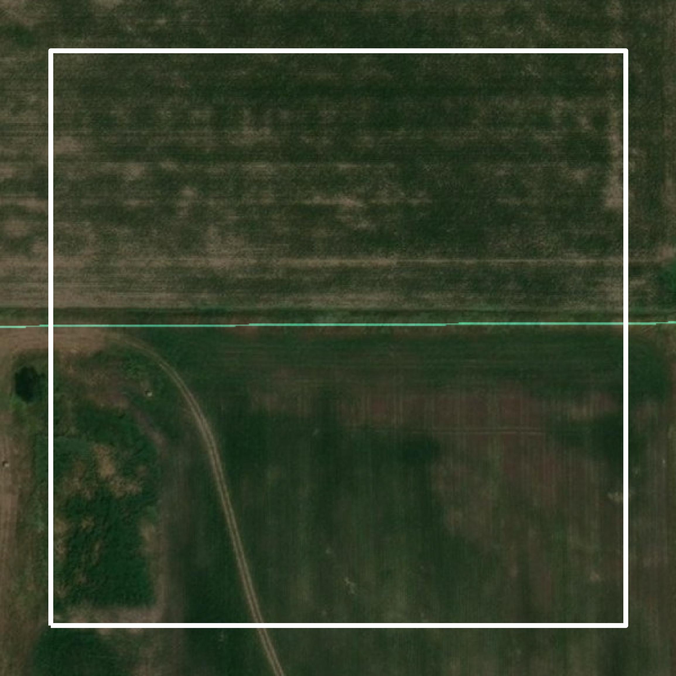 This image shows parcel and building data in Mellette County created using GIS data in Equator.