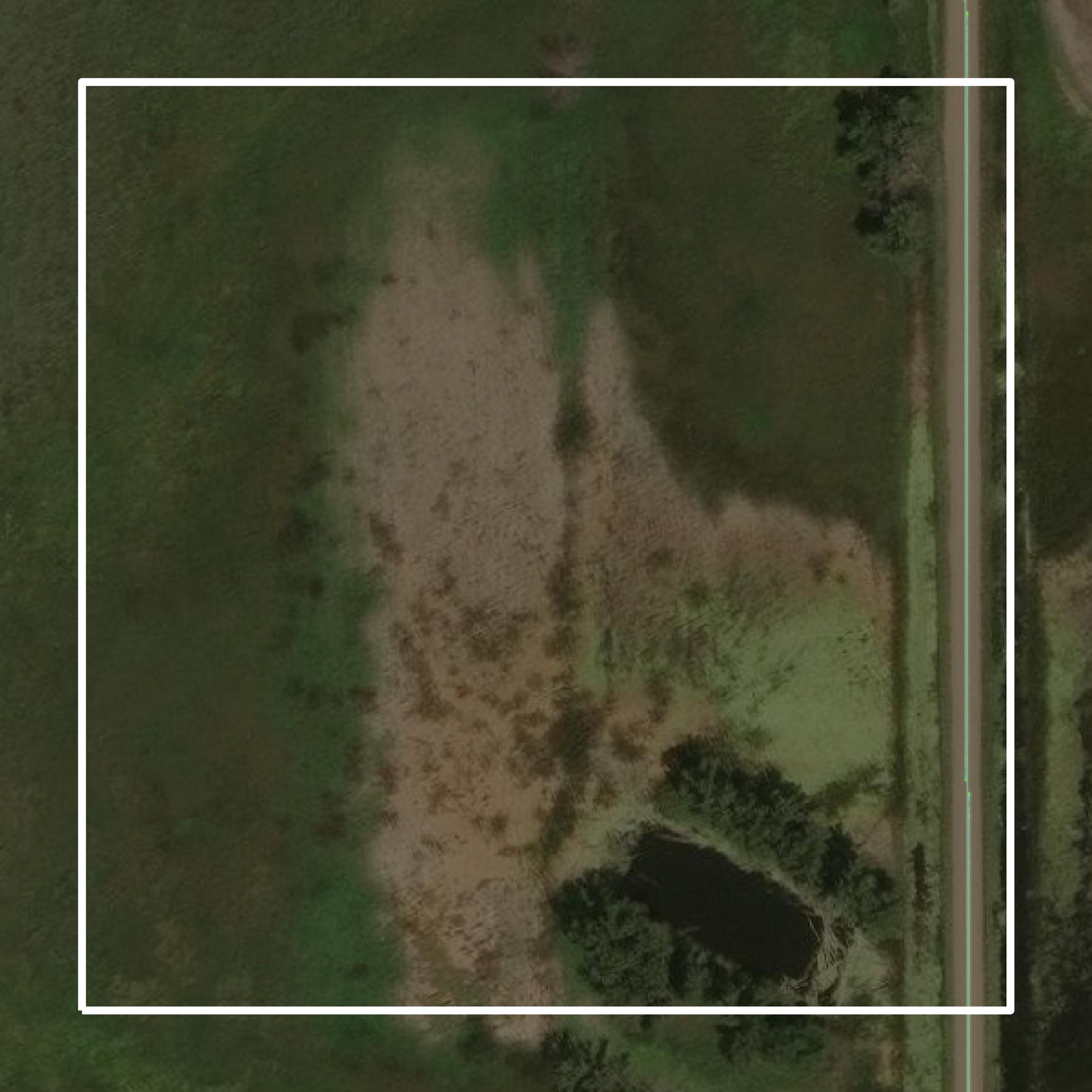 This image shows parcel and building data in Potter County created using GIS data in Equator.
