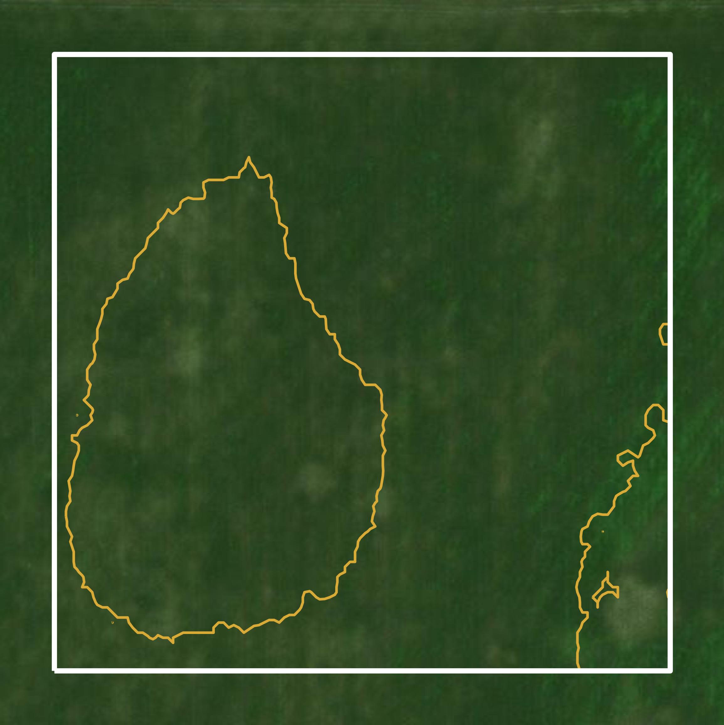 This image shows a contour map in Sully County created using GIS data in Equator.