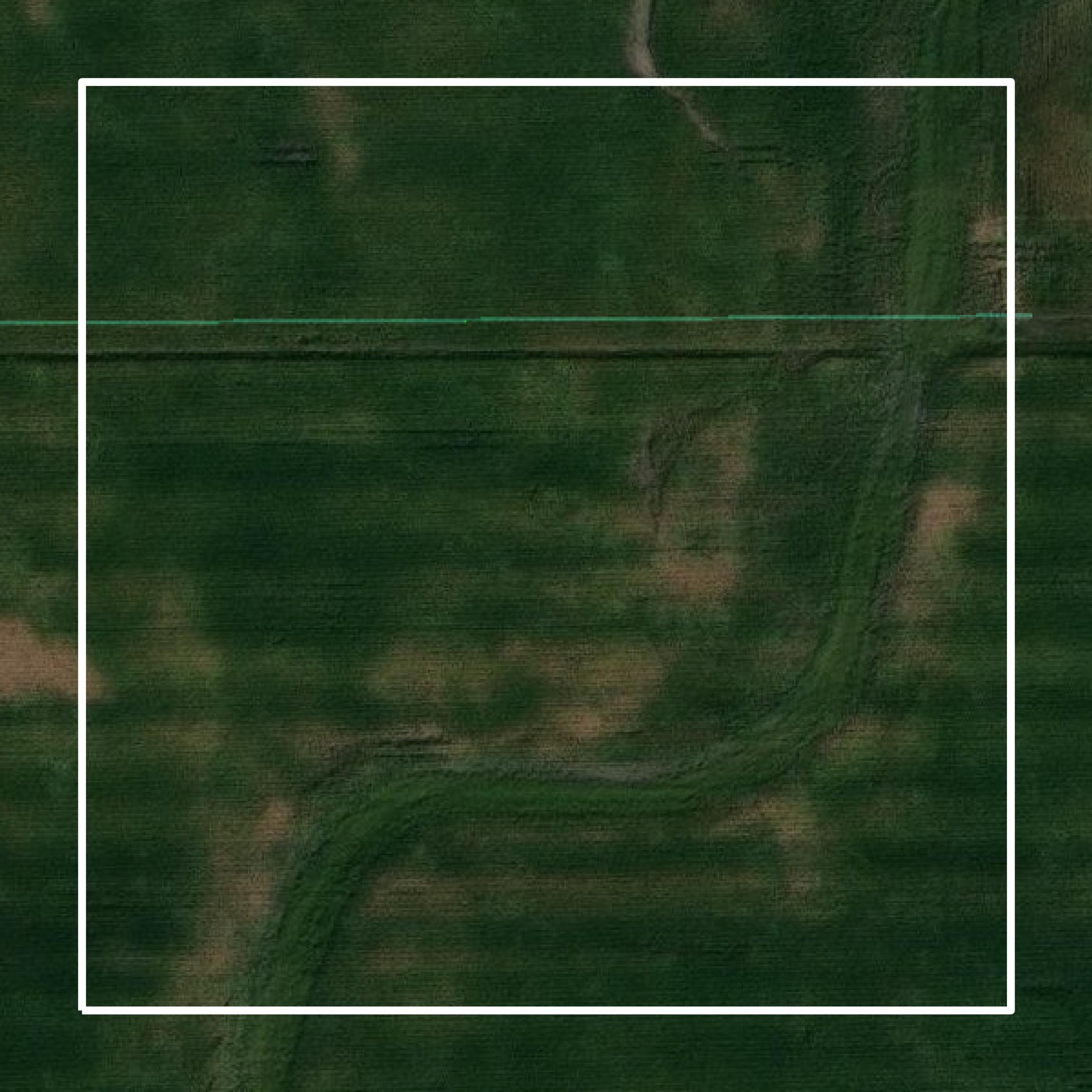This image shows parcel and building data in Turner County created using GIS data in Equator.