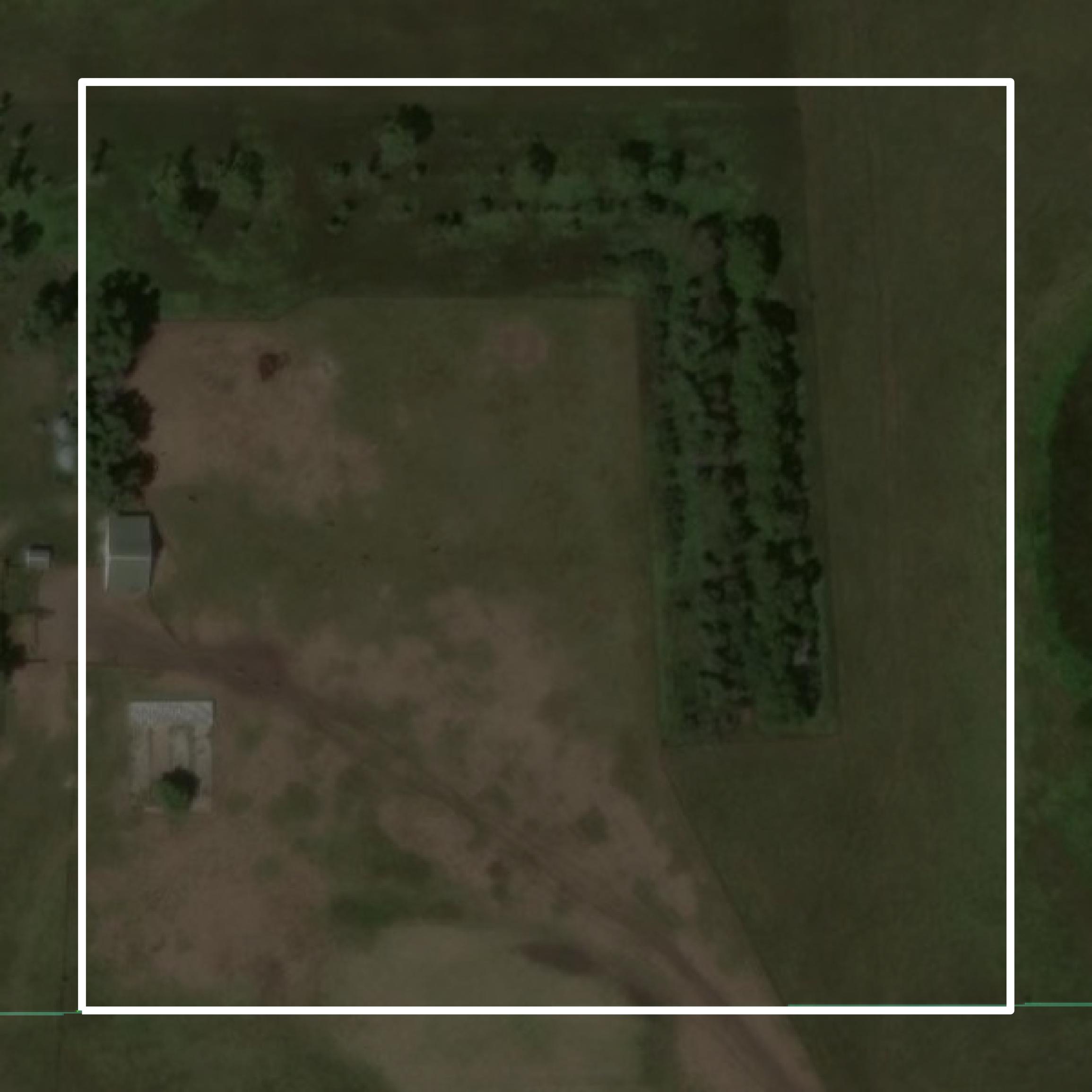 This image shows parcel and building data in Turner County created using GIS data in Equator.