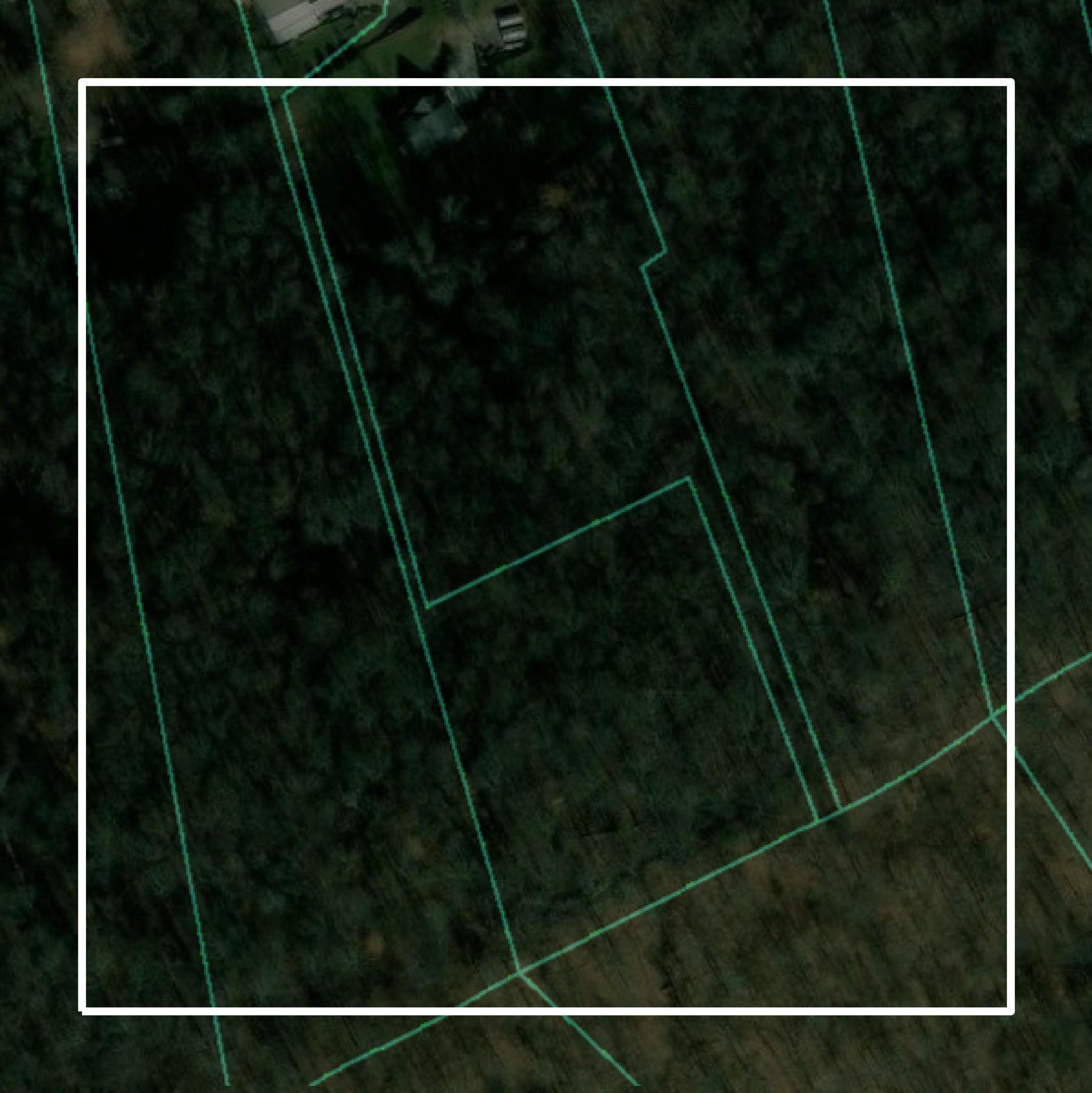 This image shows parcel and building data in Anderson County created using GIS data in Equator.