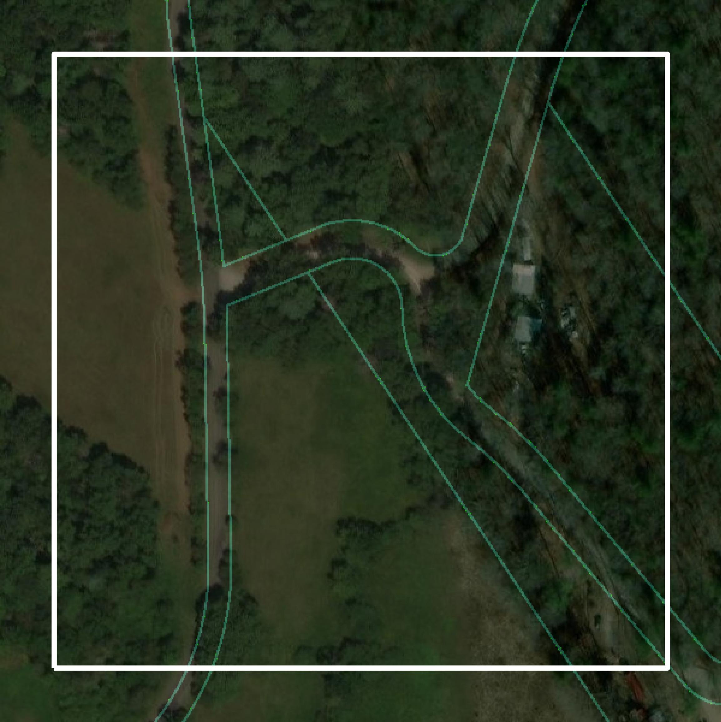 This image shows parcel and building data in Benton County created using GIS data in Equator.
