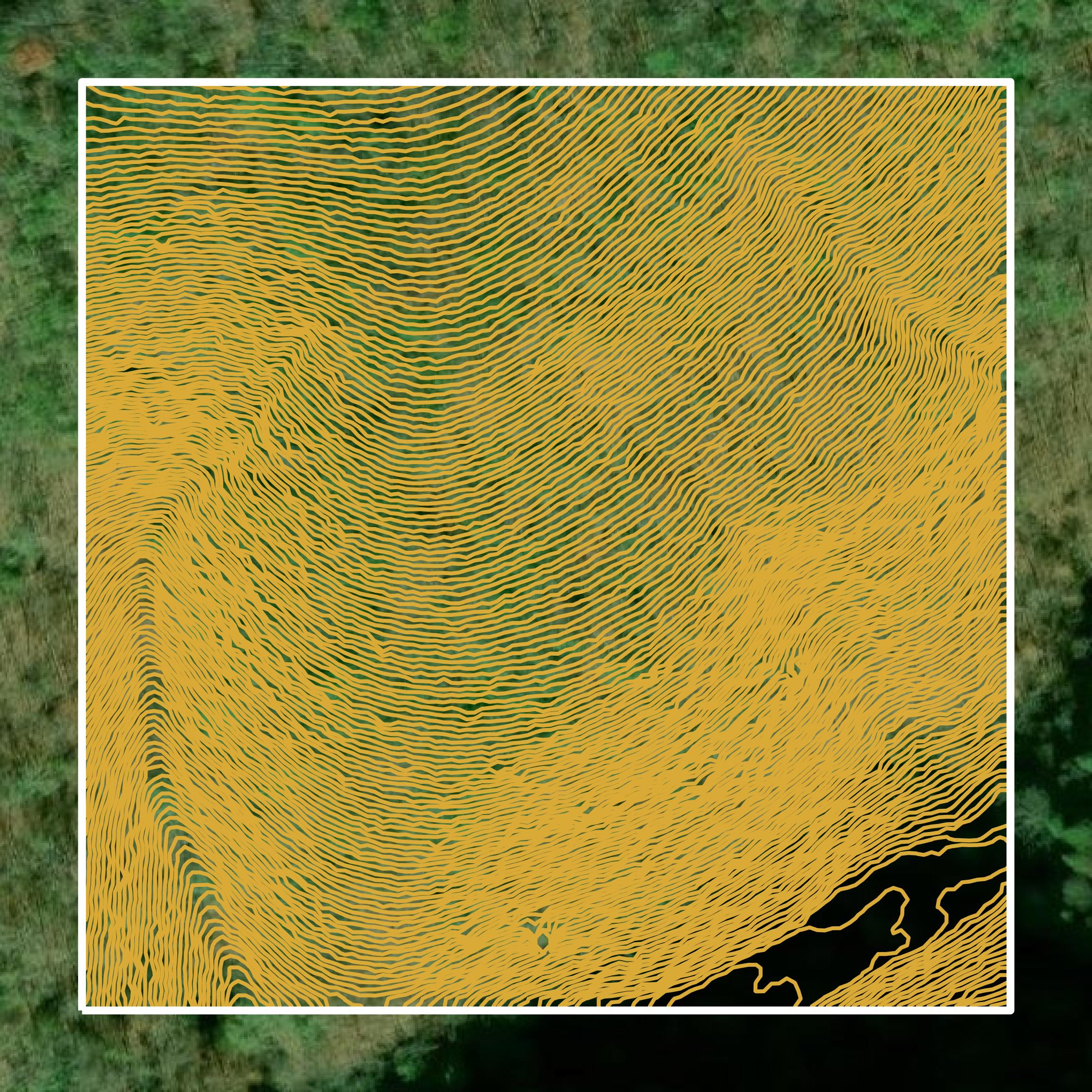 This image shows a contour map in Blount County created using GIS data in Equator.
