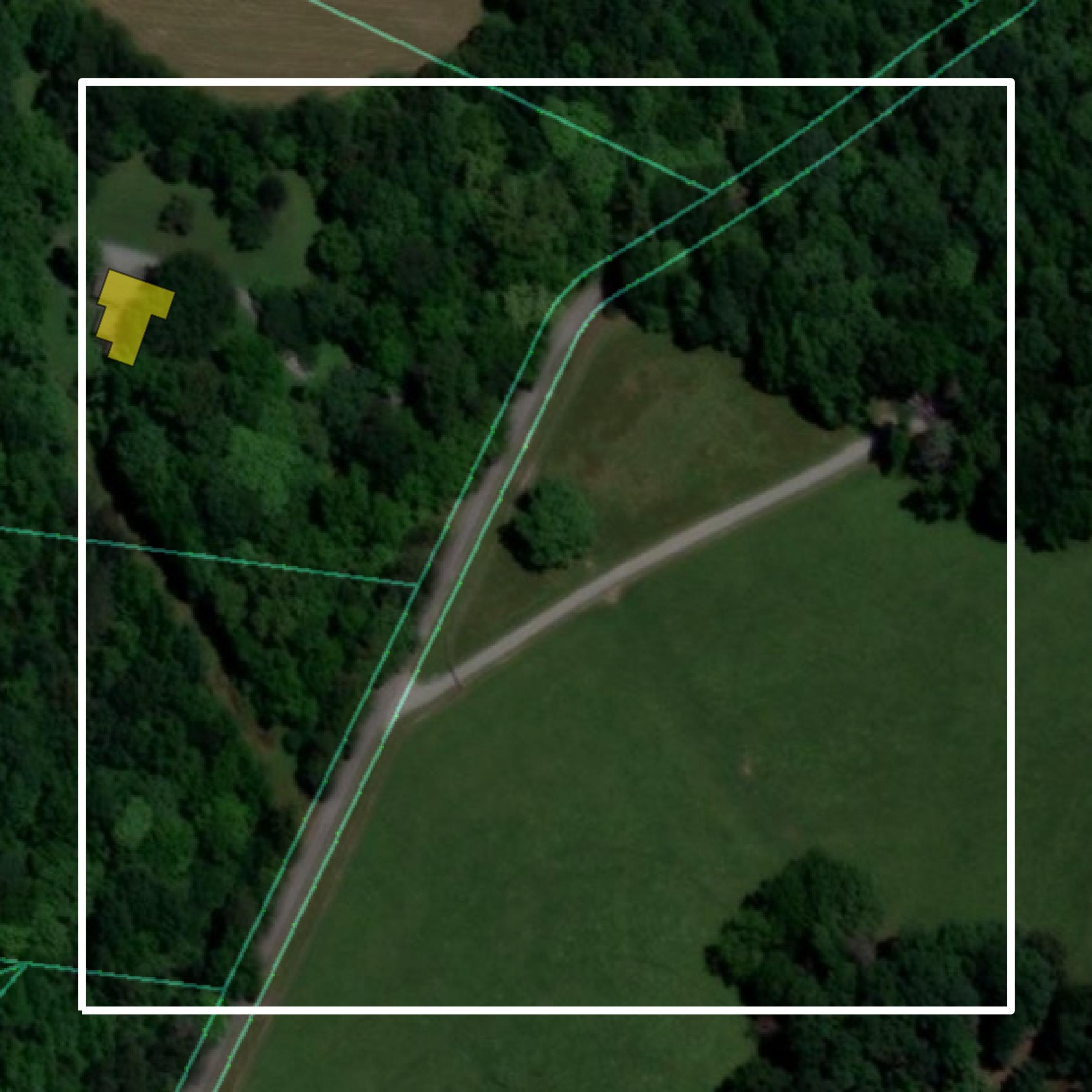 This image shows parcel and building data in Cheatham County created using GIS data in Equator.