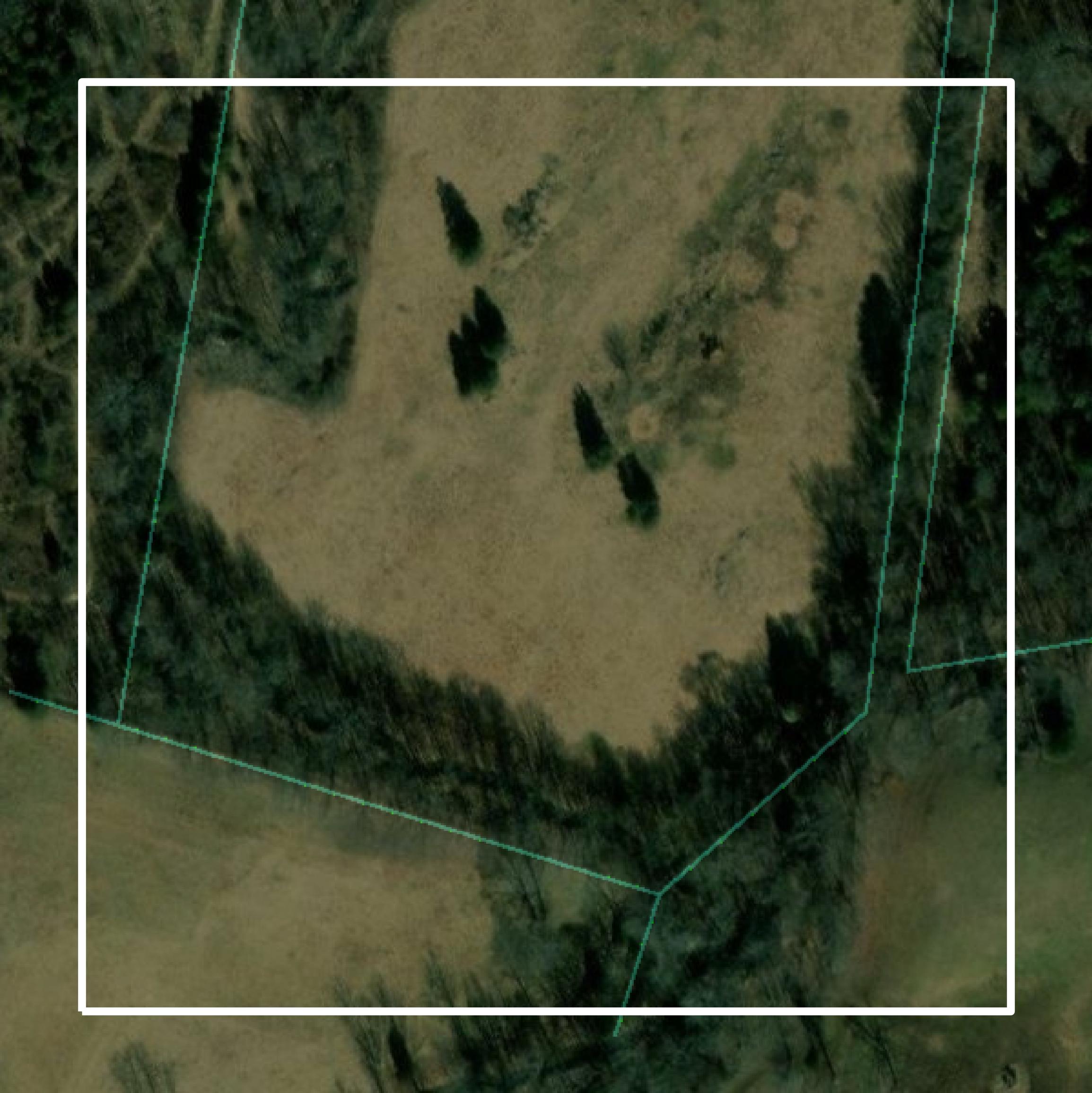 This image shows parcel and building data in Greene County created using GIS data in Equator.