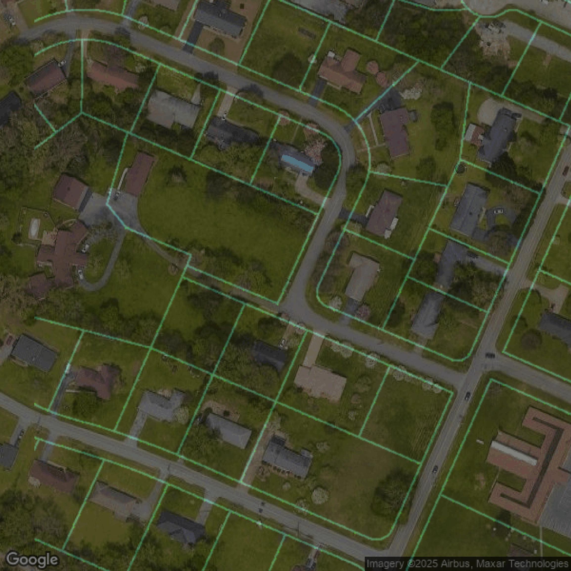 This image shows parcel data in Hamilton County created using GIS data in Equator.