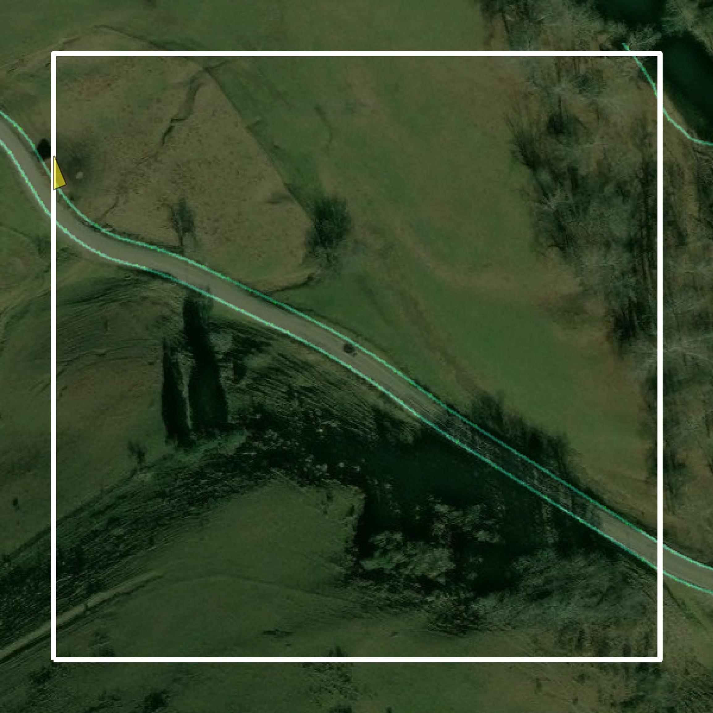 This image shows parcel and building data in Hancock County created using GIS data in Equator.