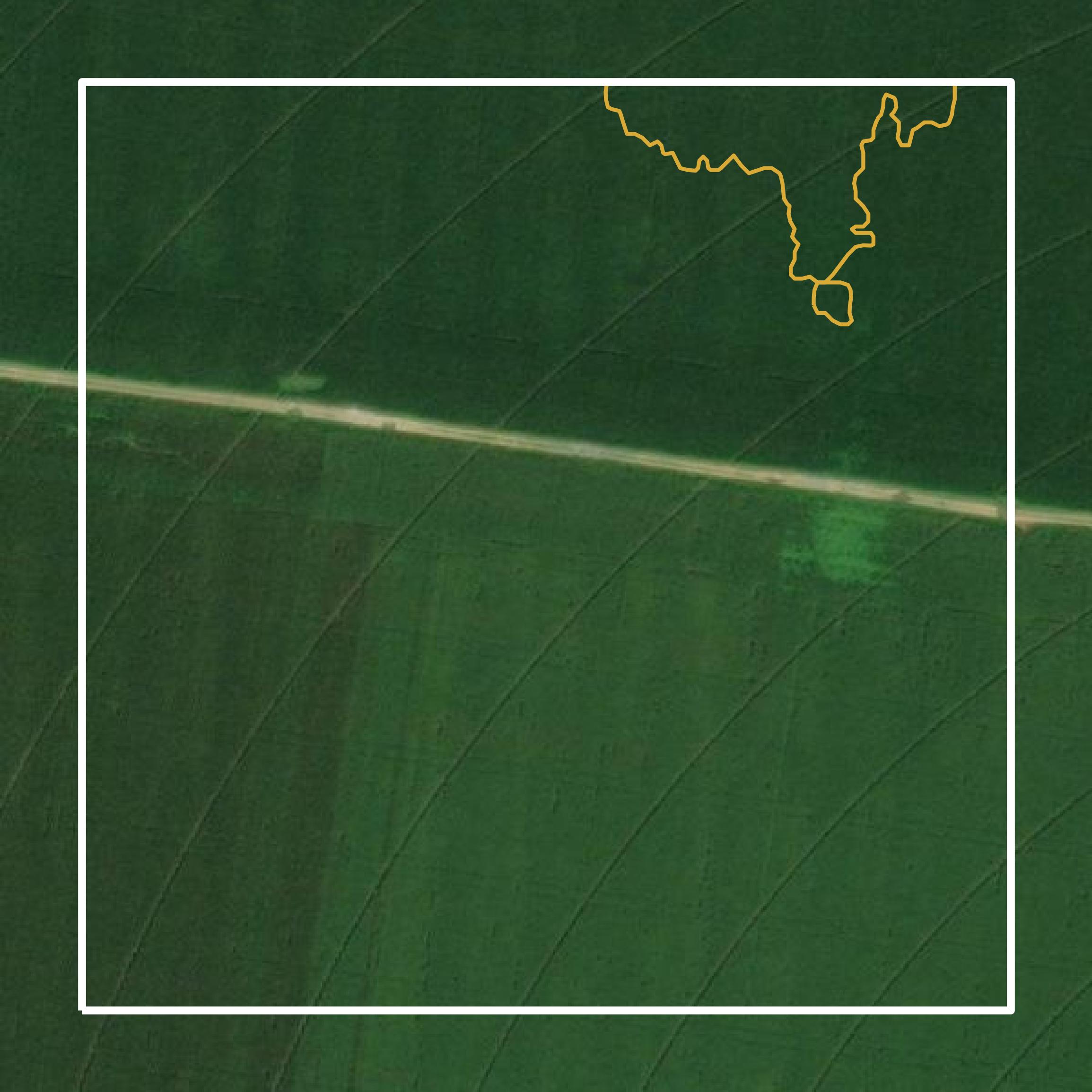 This image shows a contour map in Humphreys County created using GIS data in Equator.