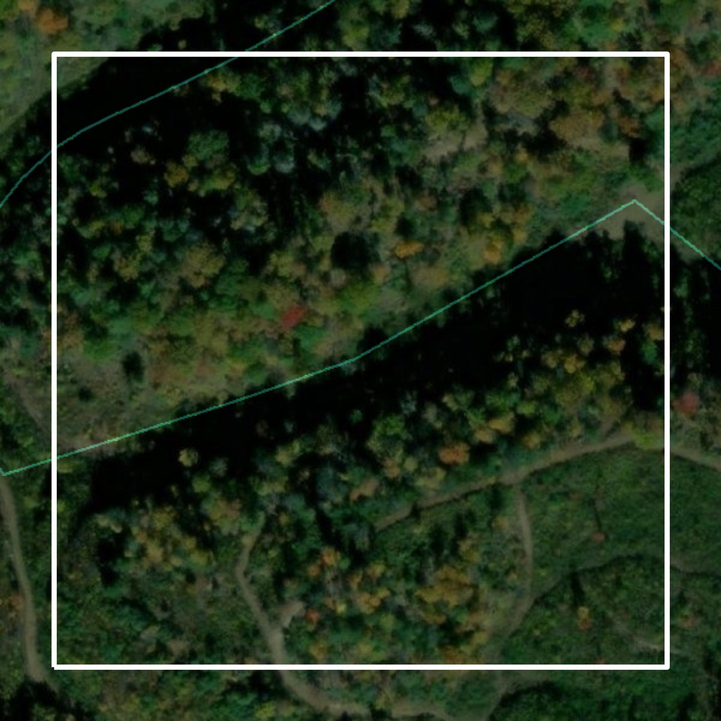This image shows parcel and building data in Johnson County created using GIS data in Equator.