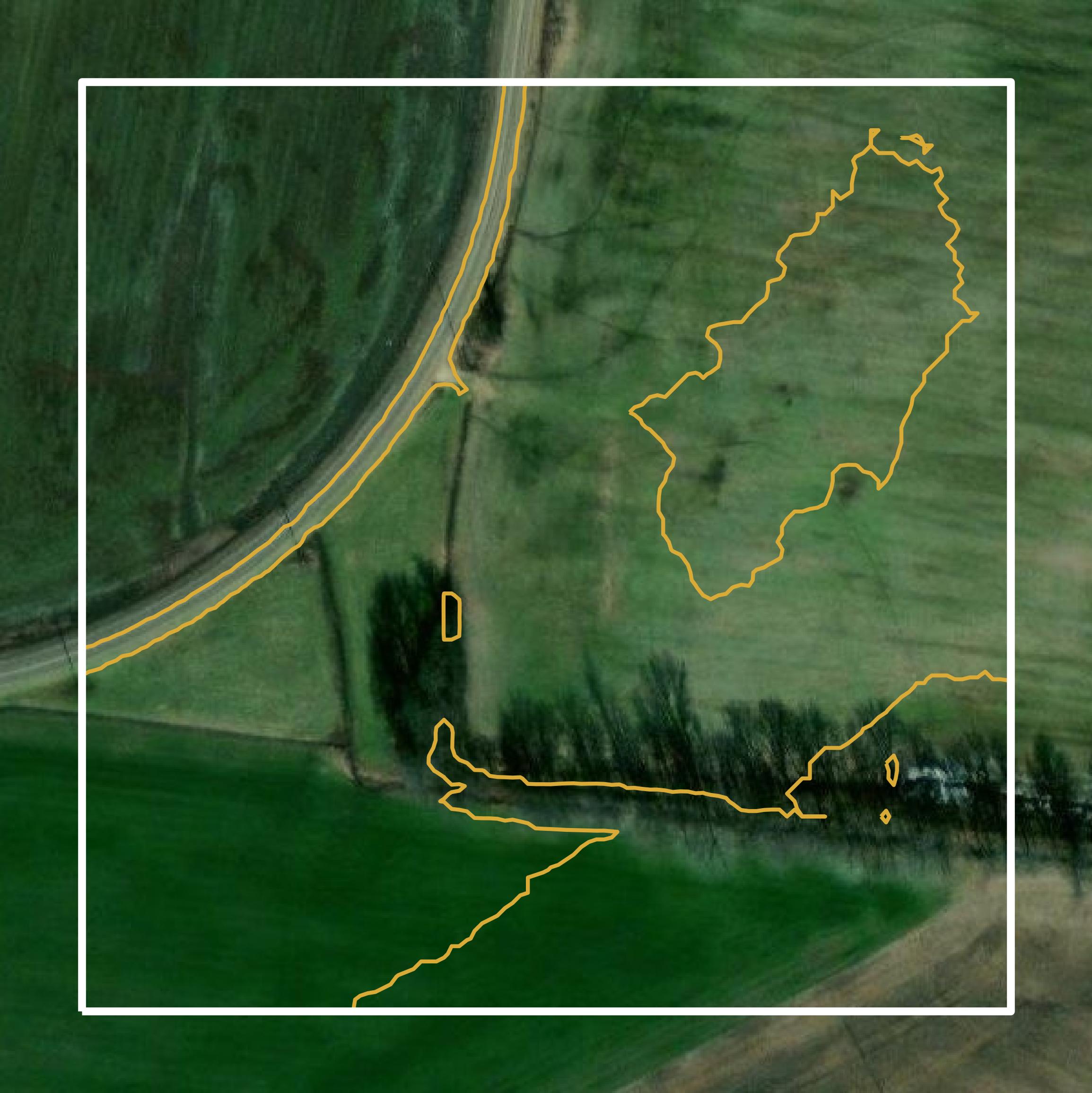 This image shows a contour map in Lake County created using GIS data in Equator.