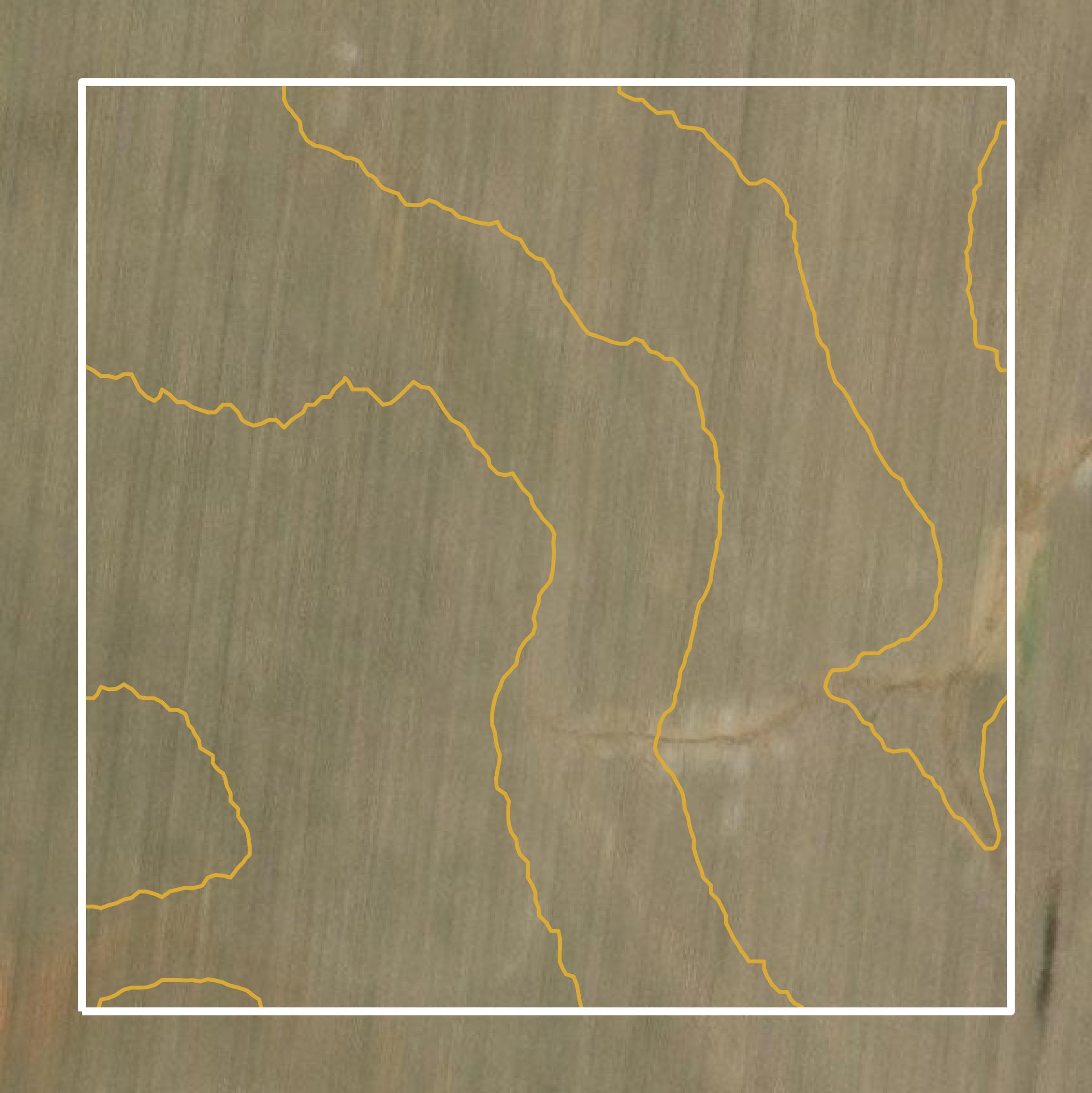 This image shows a contour map in Lincoln County created using GIS data in Equator.