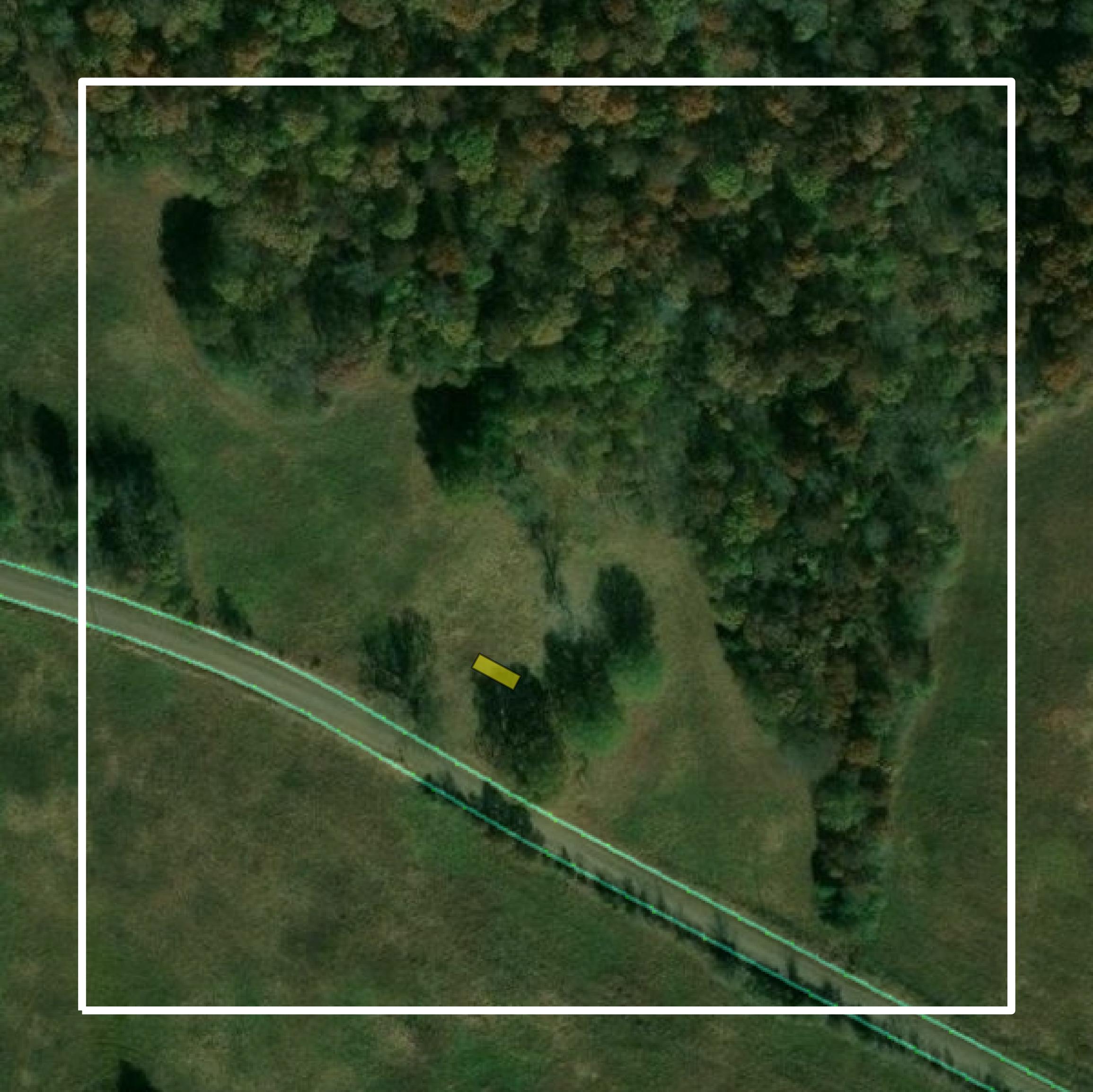 This image shows parcel and building data in McNairy County created using GIS data in Equator.