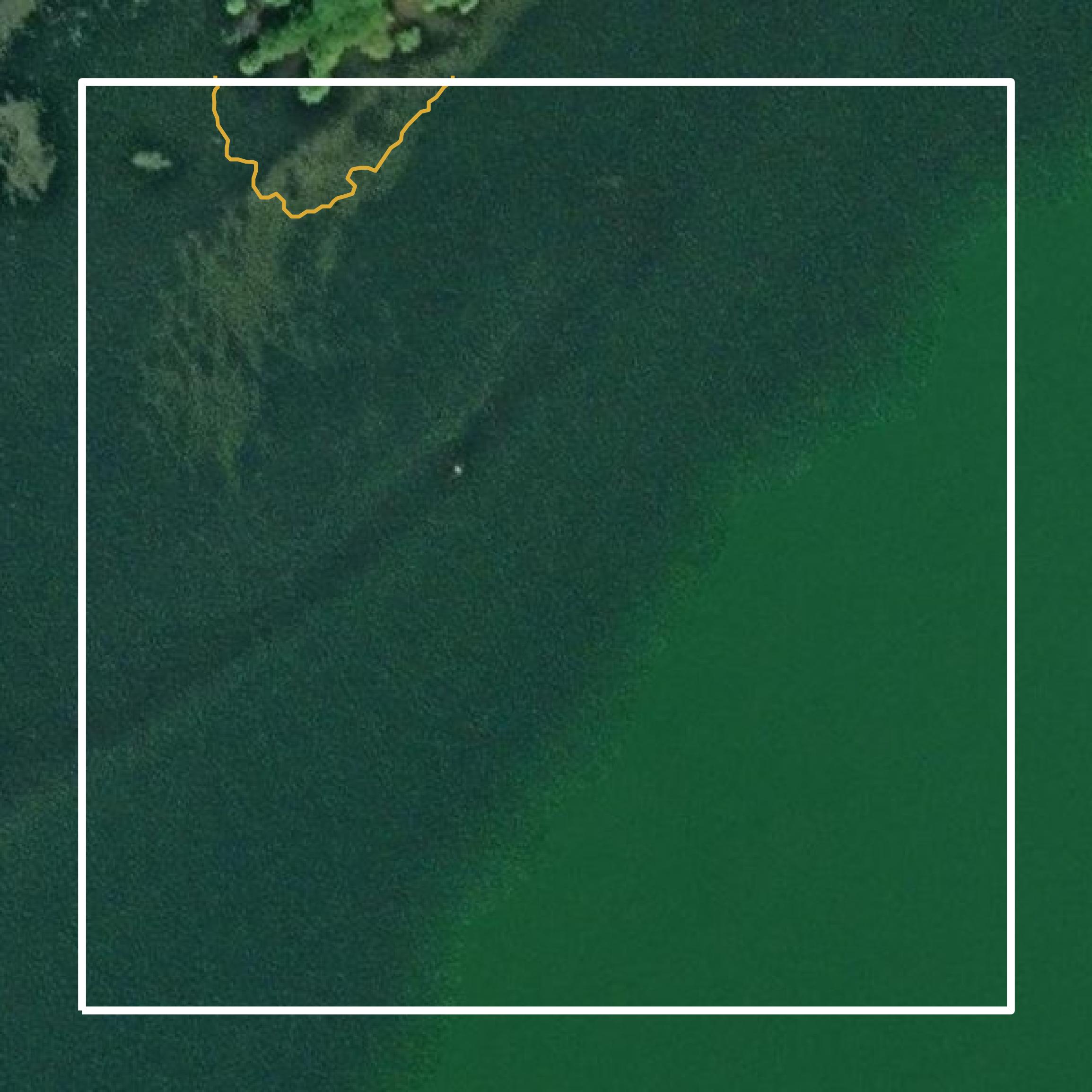 This image shows a contour map in Meigs County created using GIS data in Equator.