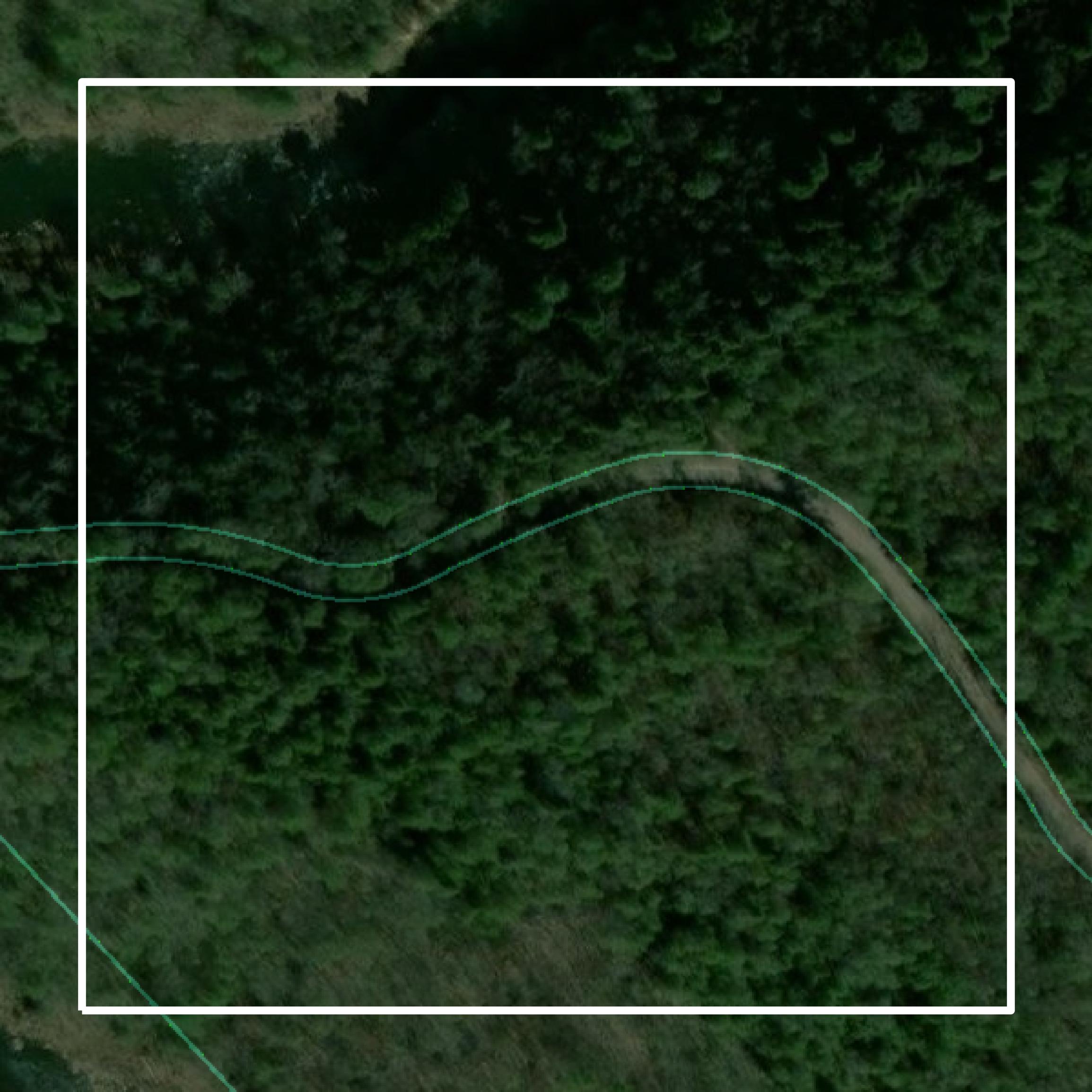 This image shows parcel and building data in Morgan County created using GIS data in Equator.