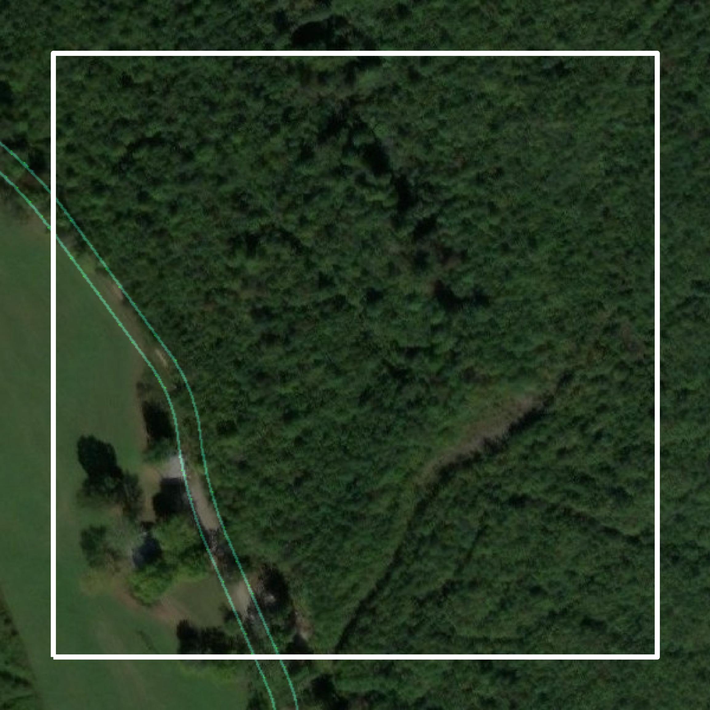 This image shows parcel and building data in Overton County created using GIS data in Equator.