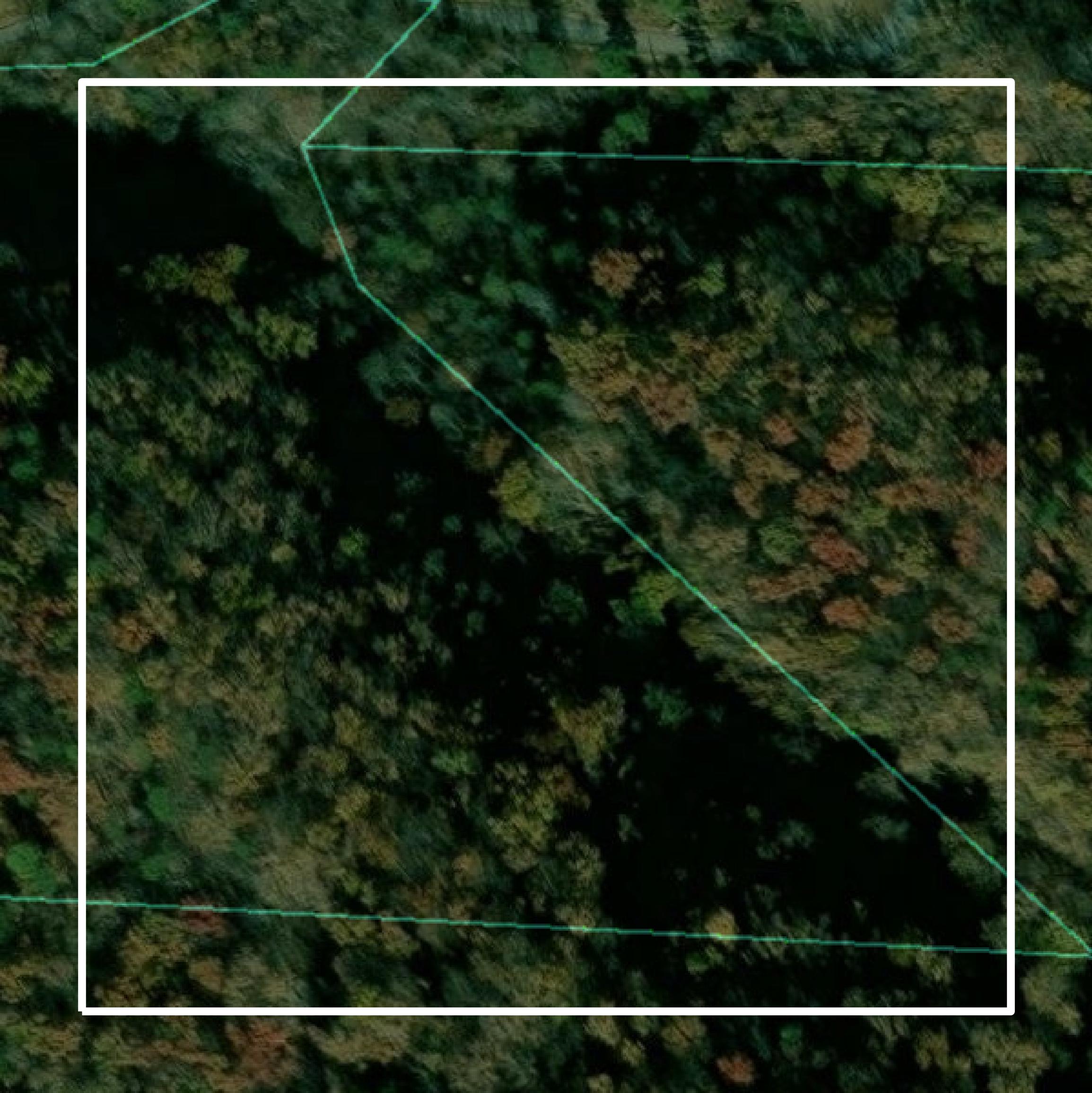 This image shows parcel and building data in Sevier County created using GIS data in Equator.