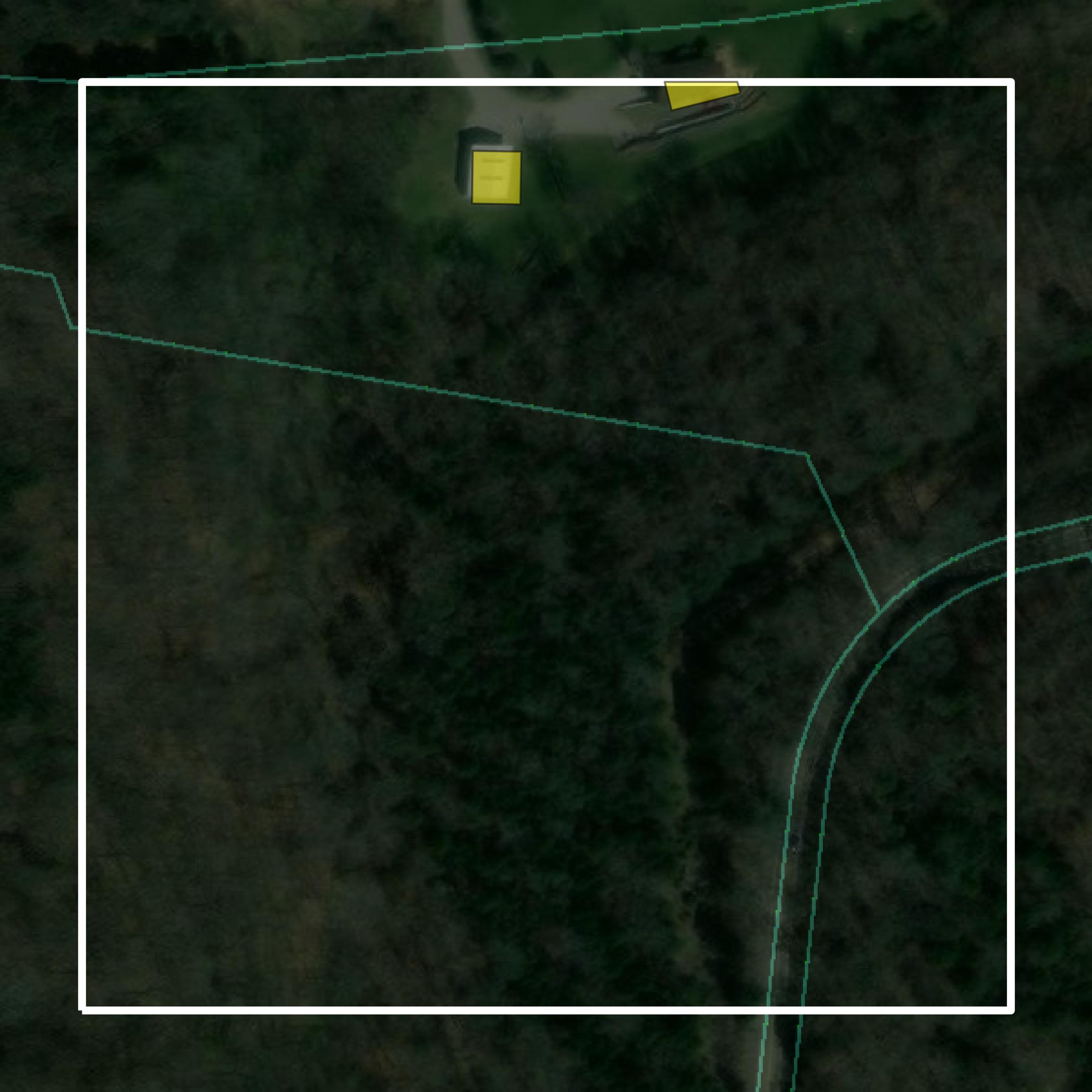 This image shows parcel and building data in Smith County created using GIS data in Equator.
