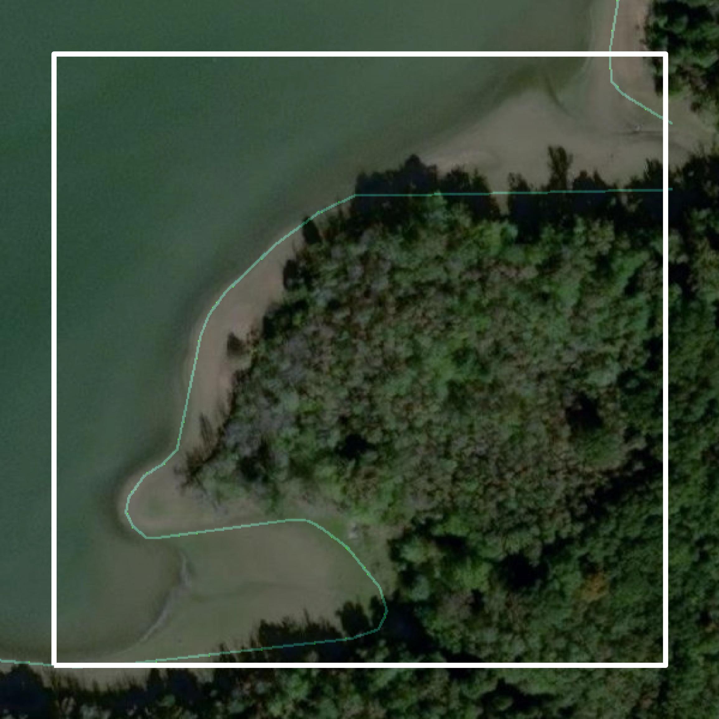 This image shows parcel and building data in Stewart County created using GIS data in Equator.