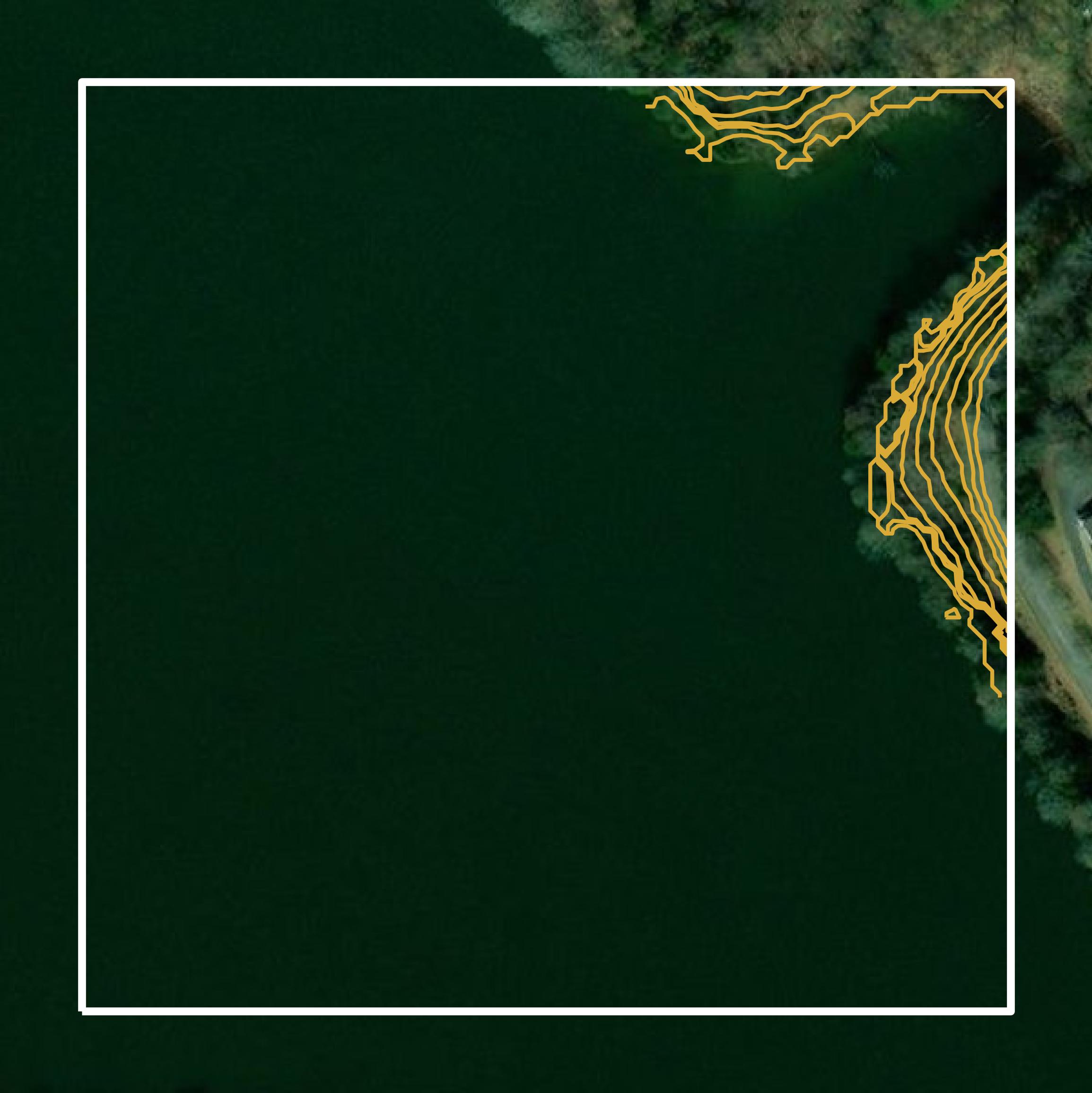 This image shows a contour map in Sullivan County created using GIS data in Equator.