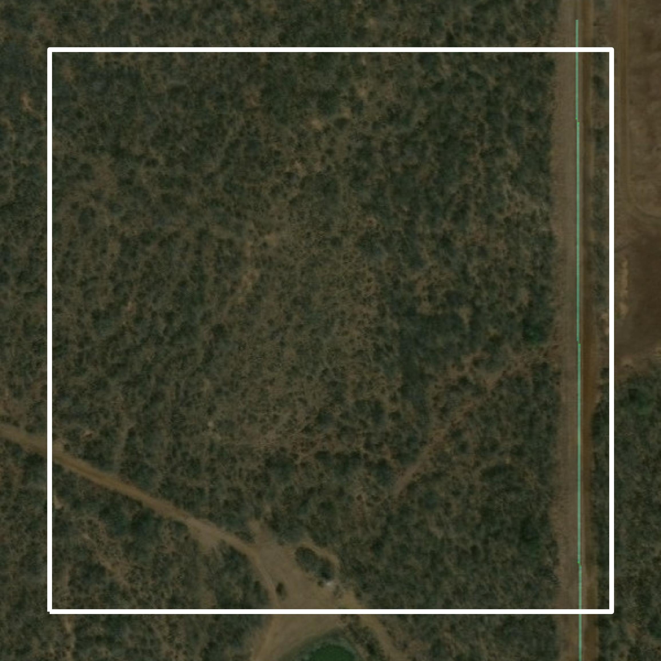 This image shows parcel and building data in Atascosa County created using GIS data in Equator.