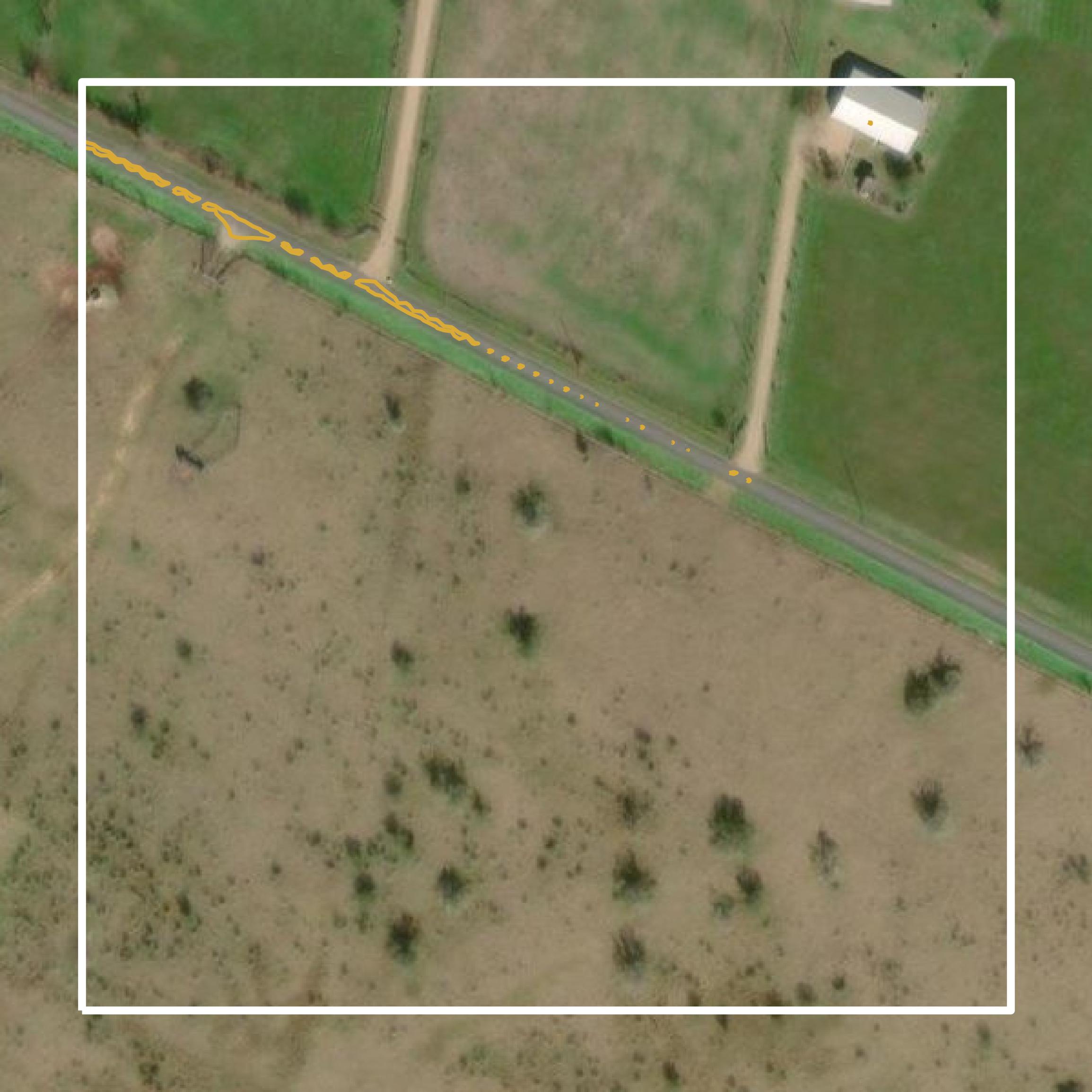 This image shows a contour map in Austin County created using GIS data in Equator.