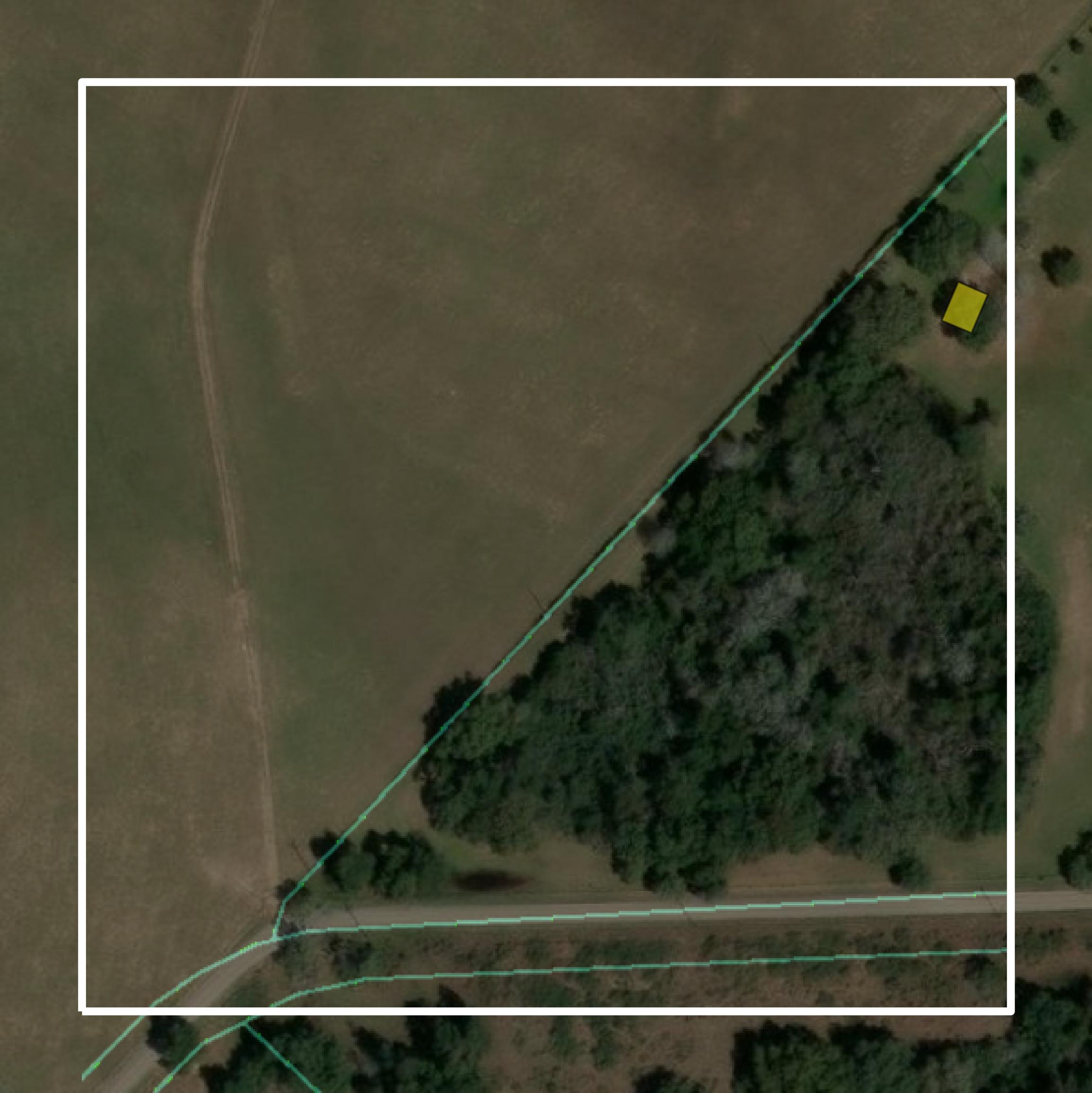 This image shows parcel and building data in Austin County created using GIS data in Equator.