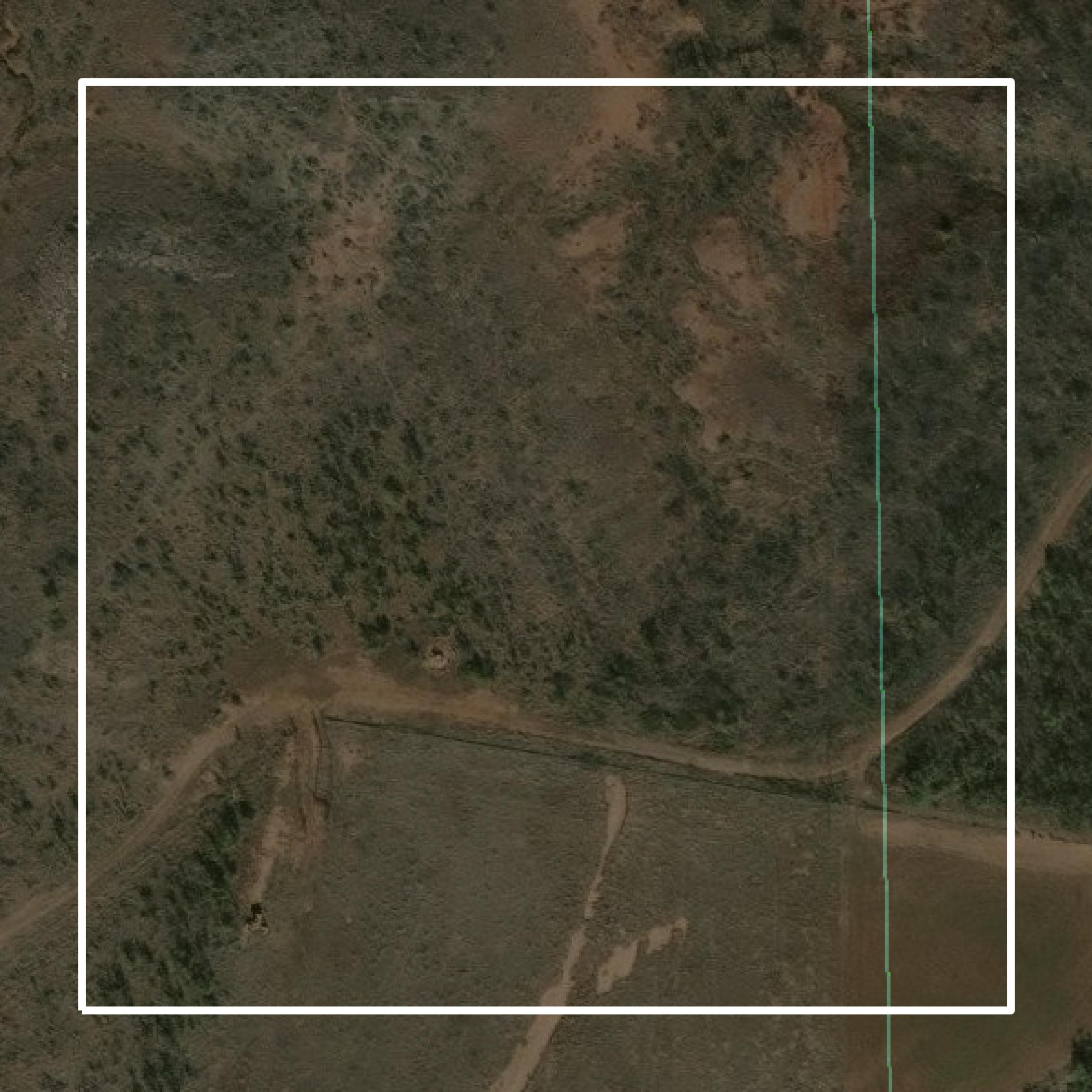 This image shows parcel and building data in Baylor County created using GIS data in Equator.