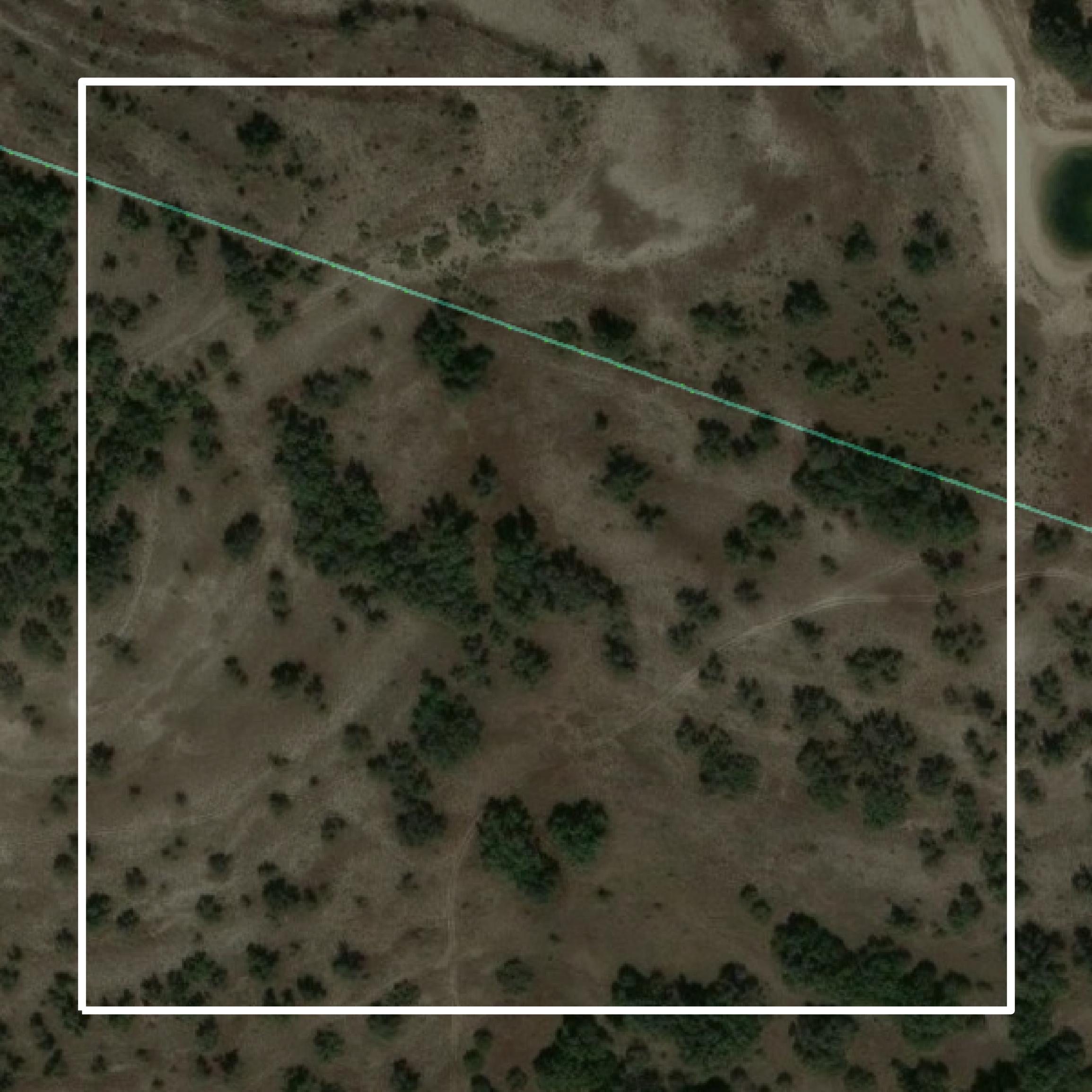 This image shows parcel and building data in Borden County created using GIS data in Equator.