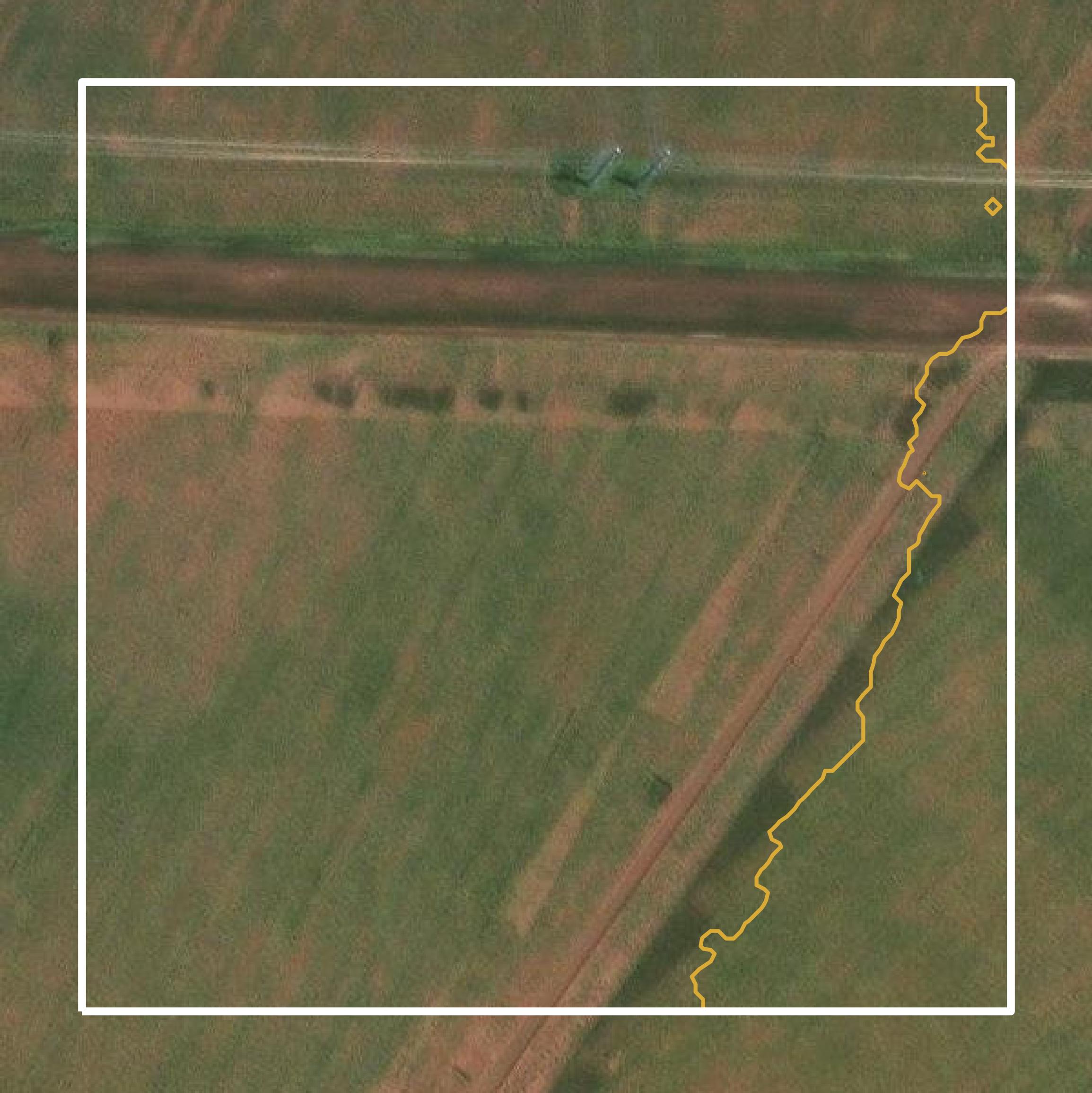 This image shows a contour map in Caldwell County created using GIS data in Equator.
