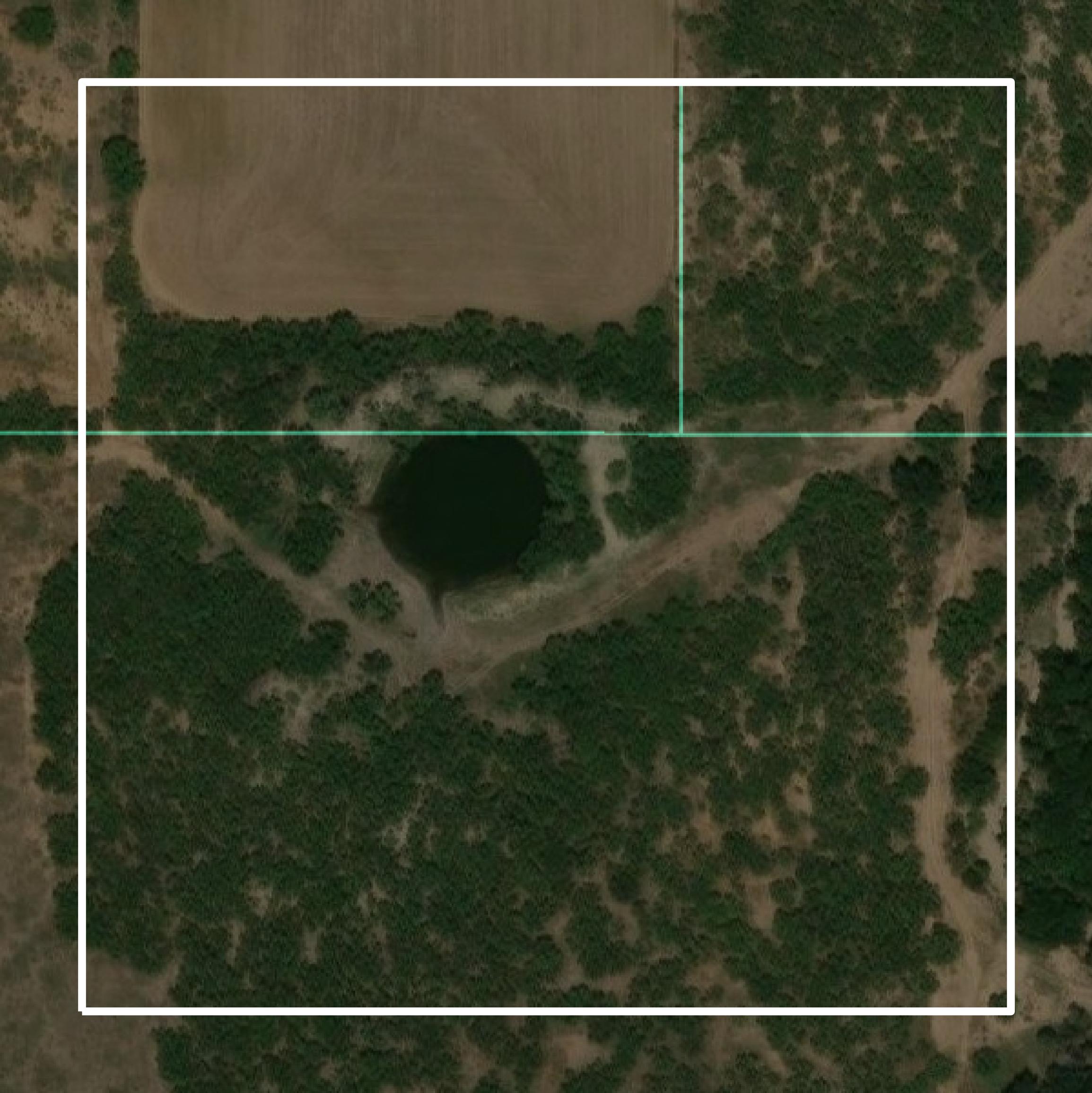 This image shows parcel and building data in Callahan County created using GIS data in Equator.