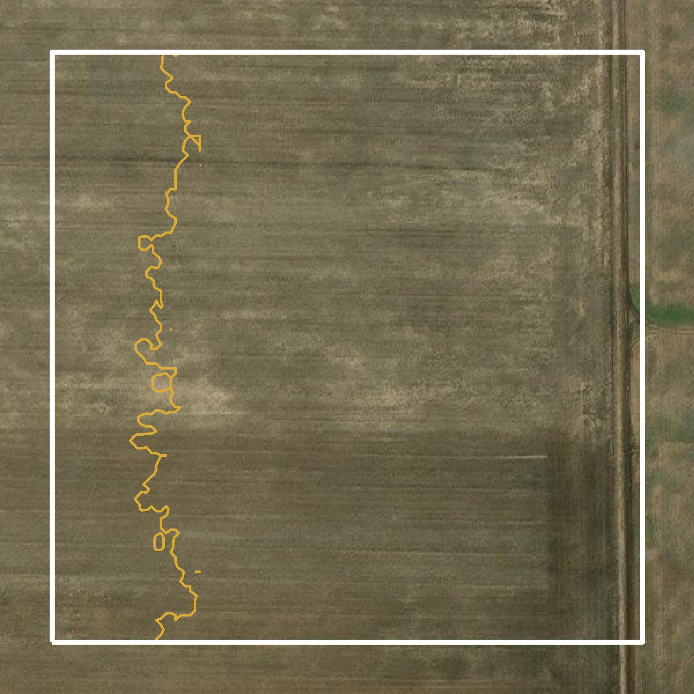 This image shows a contour map in Carson County created using GIS data in Equator.