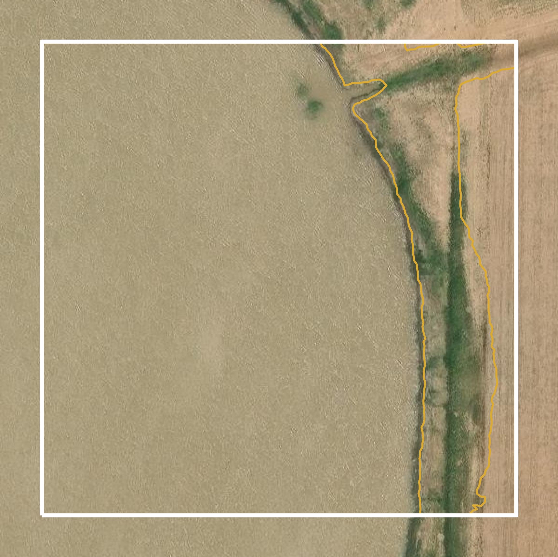 This image shows a contour map in Castro County created using GIS data in Equator.
