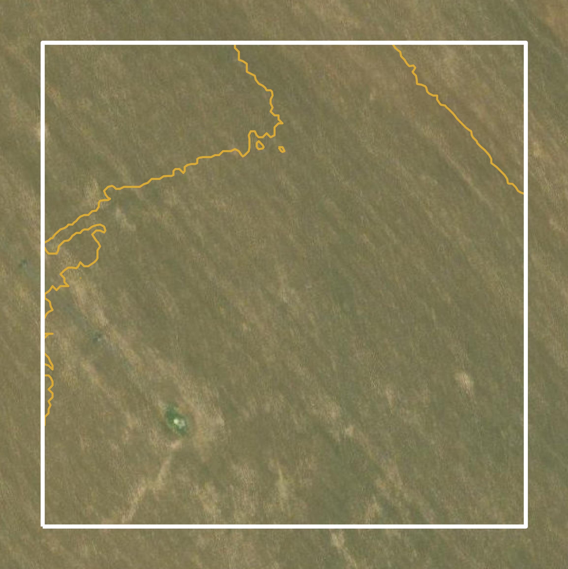 This image shows a contour map in Childress County created using GIS data in Equator.