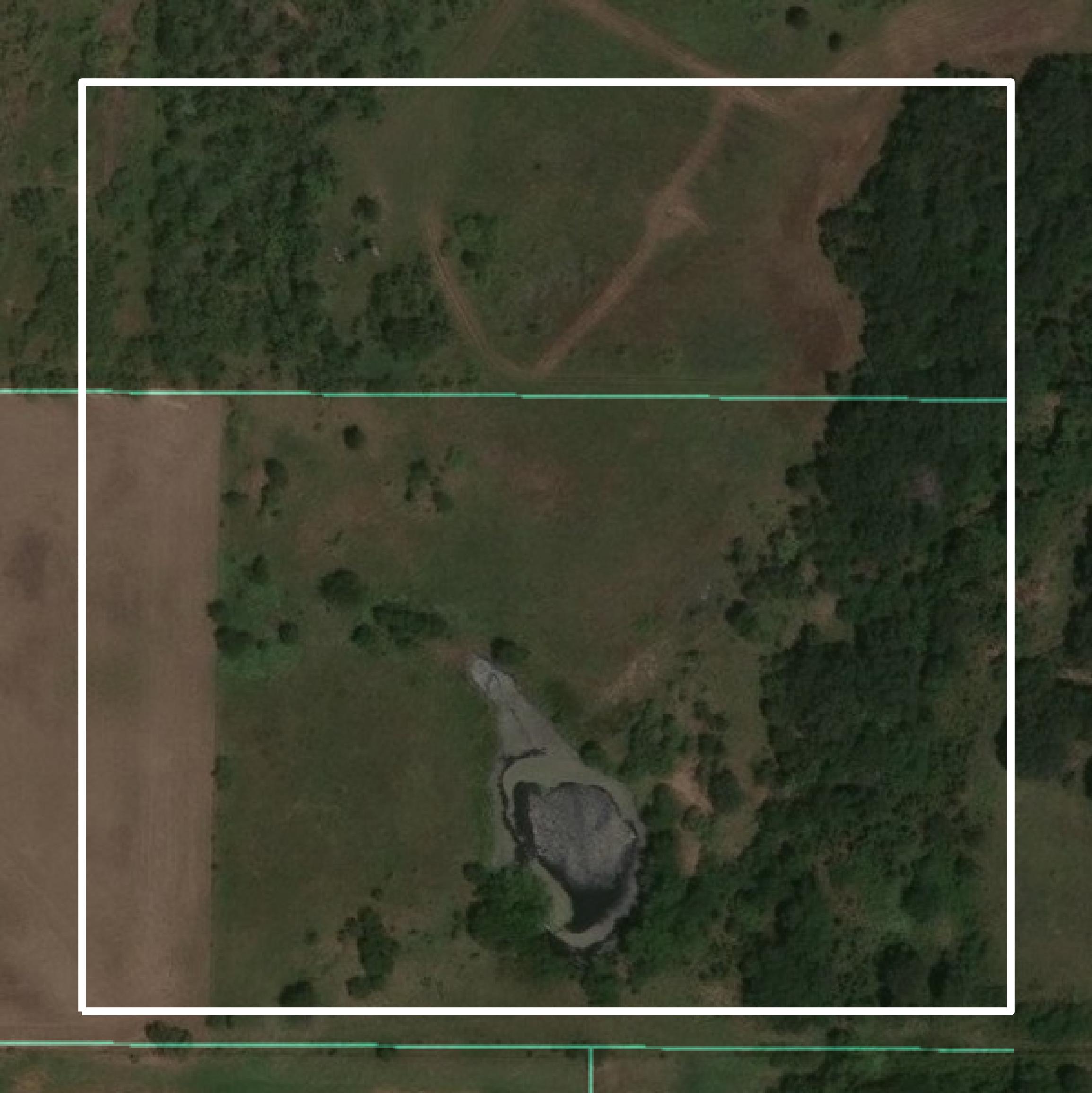 This image shows parcel and building data in Clay County created using GIS data in Equator.
