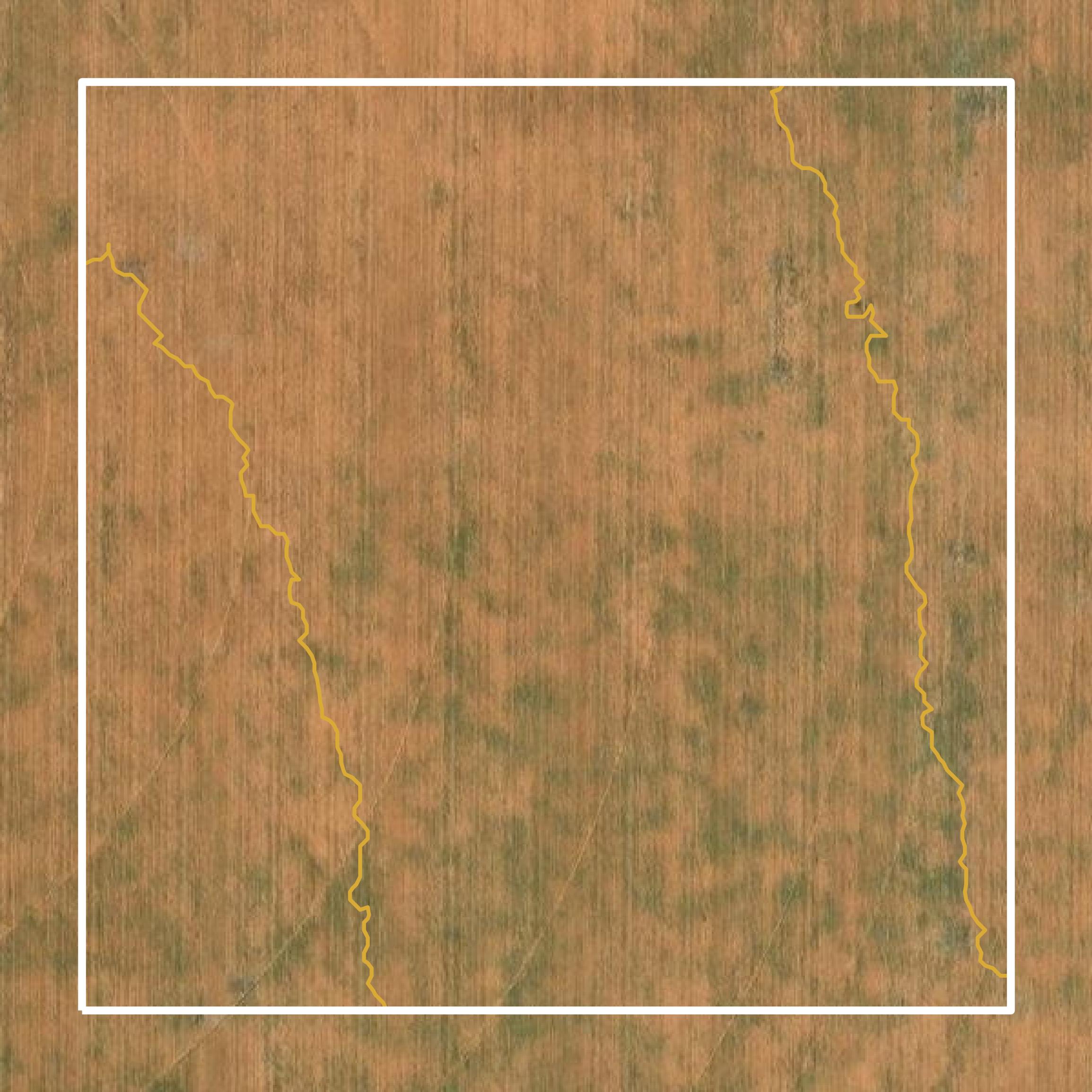 This image shows a contour map in Cochran County created using GIS data in Equator.