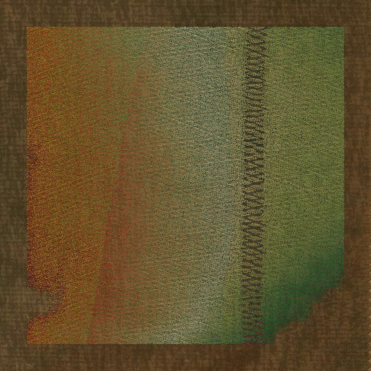 This image shows a LiDAR point cloud in Cochran County created using GIS data in Equator.