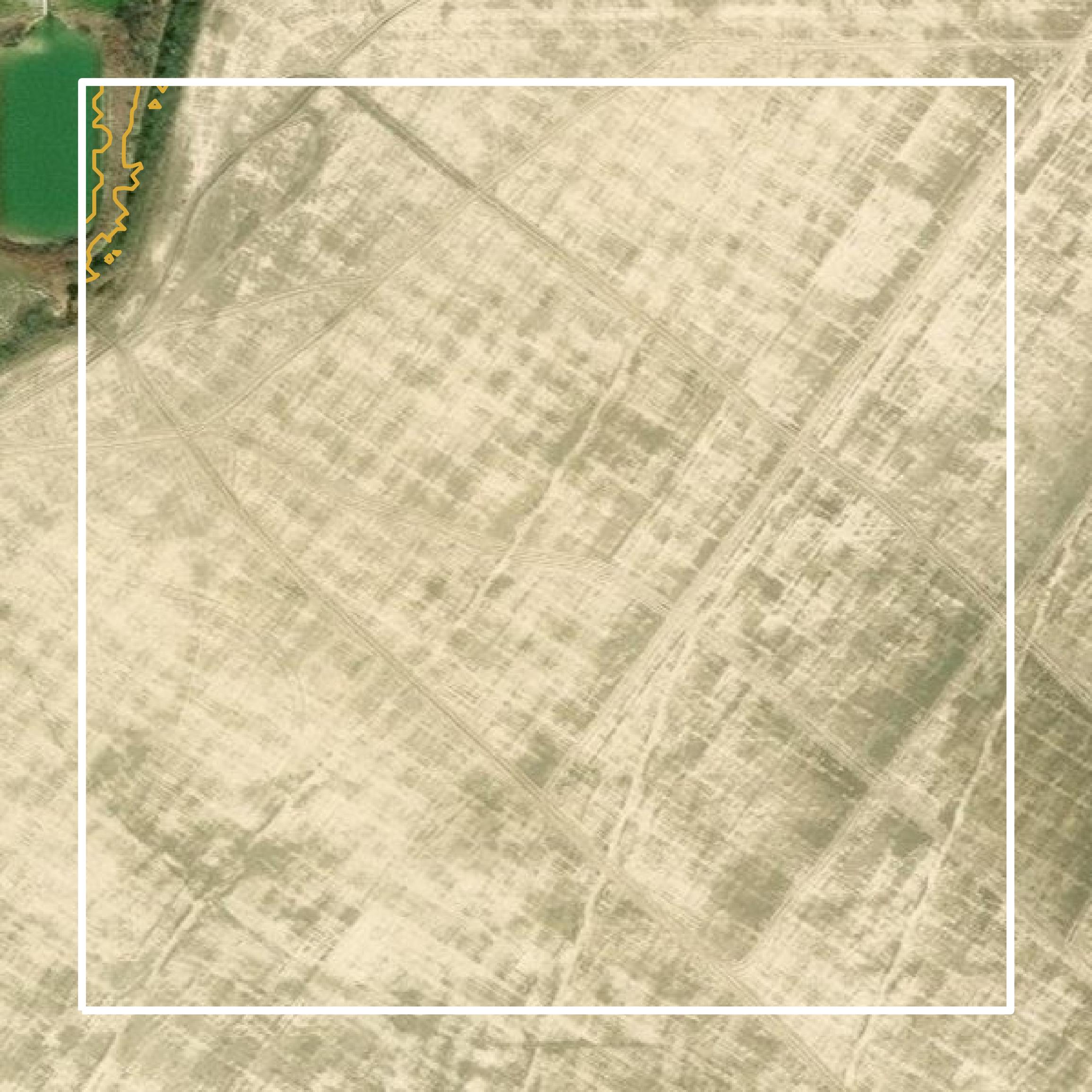 This image shows a contour map in Colorado County created using GIS data in Equator.