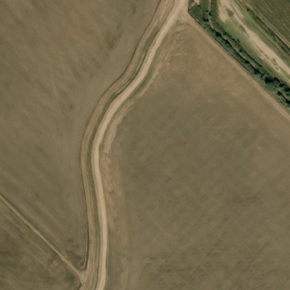 This image shows a LiDAR point cloud in Colorado County created using GIS data in Equator.