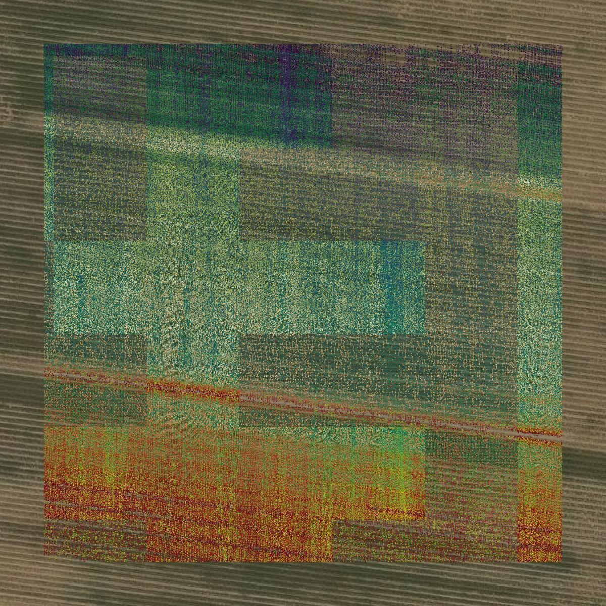 This image shows a LiDAR point cloud in Concho County created using GIS data in Equator.