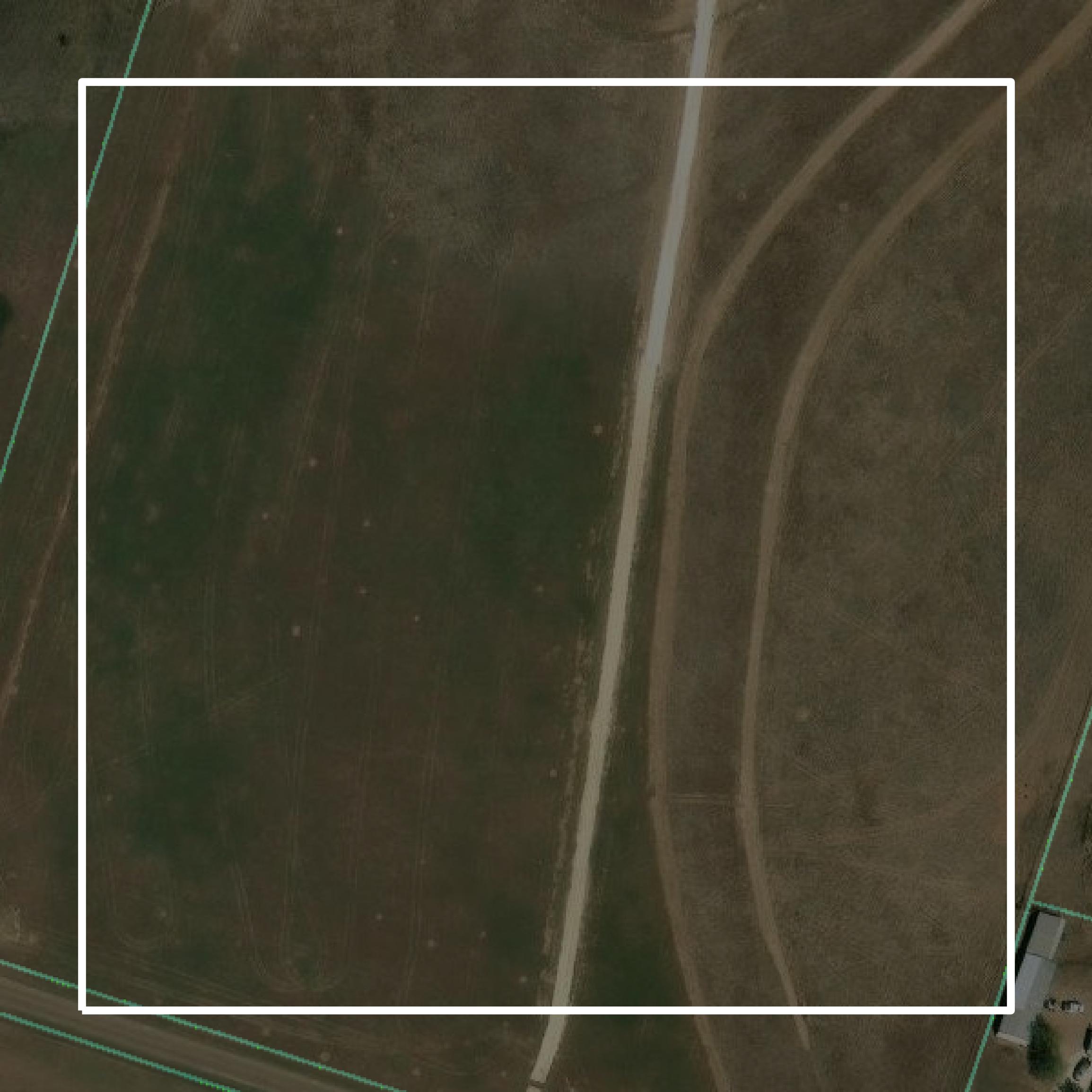 This image shows parcel and building data in Coryell County created using GIS data in Equator.